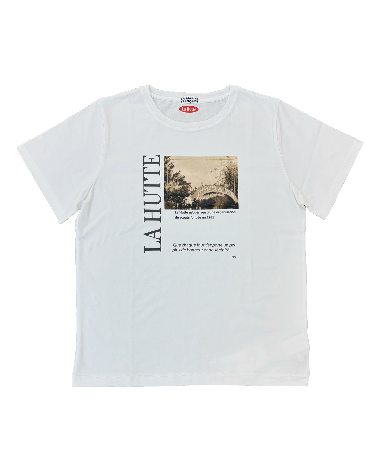 【LA HUTTE】26/-天竺フォトプリントS/S TEE