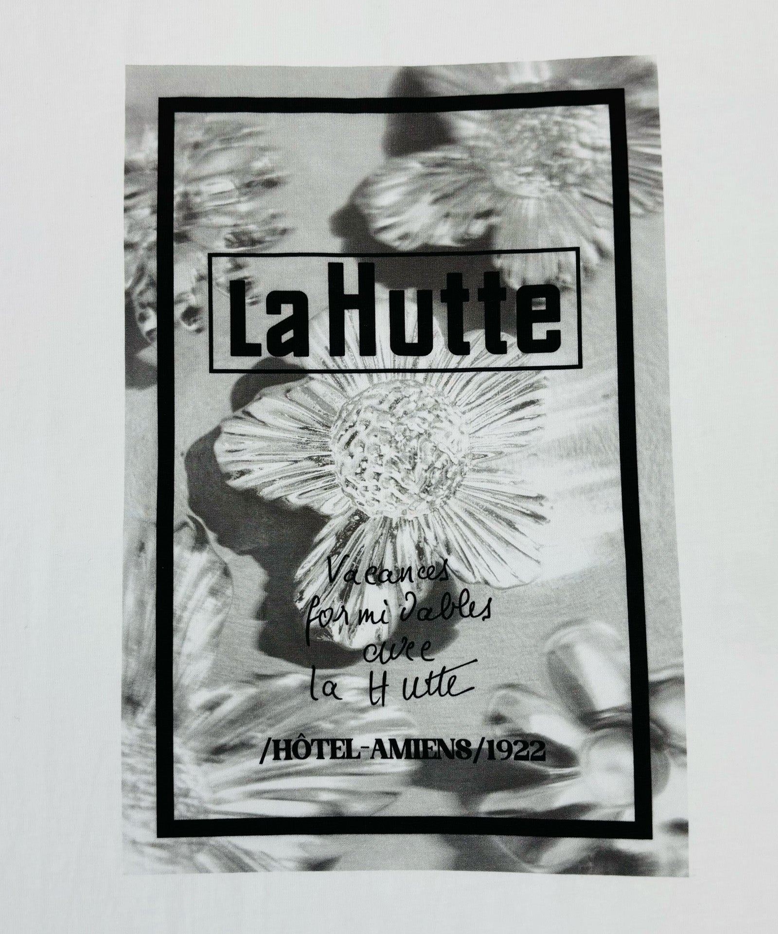 【LA HUTTE】26/-天竺フラワープリントS/S TEE