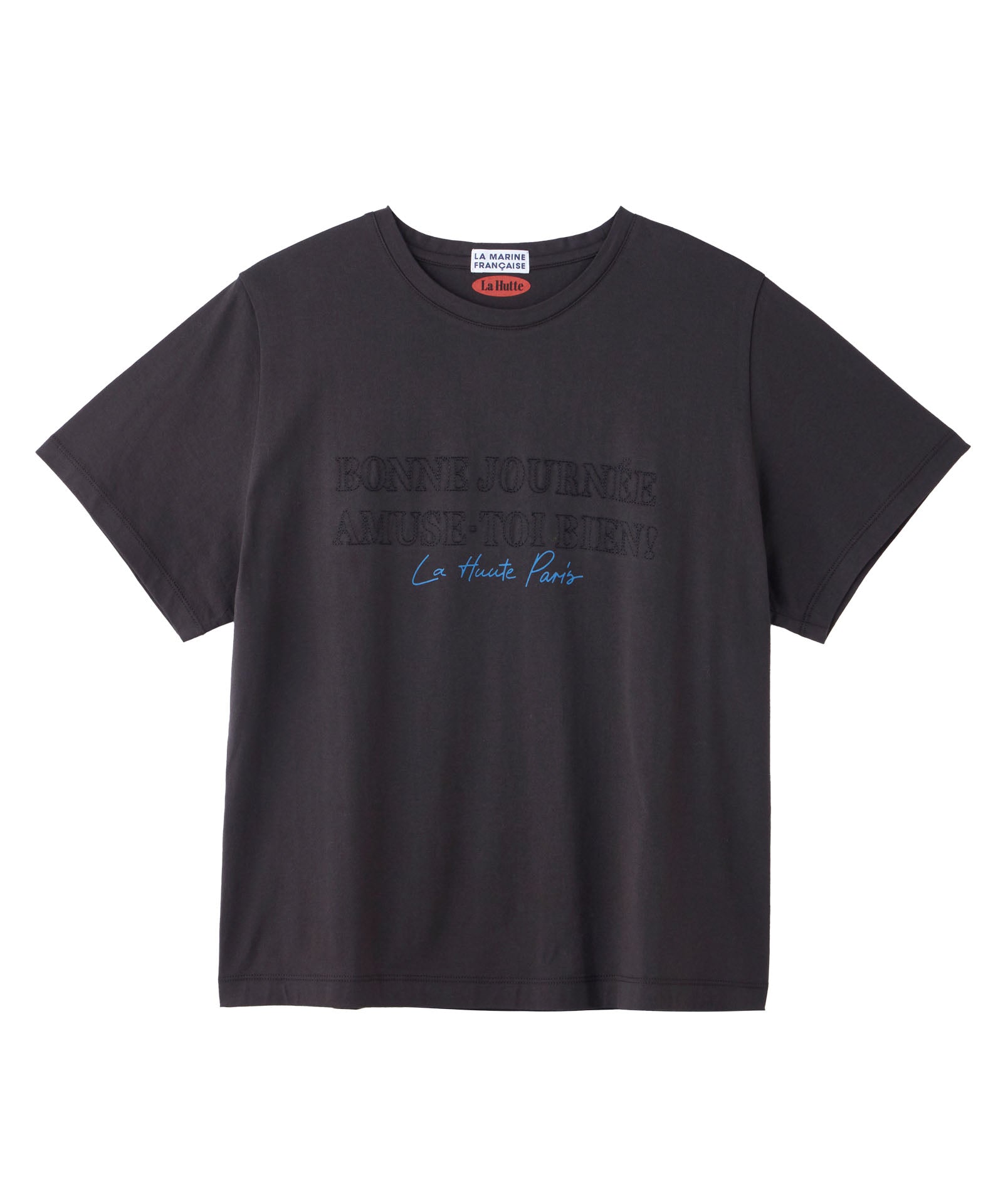 【LA HUTTE】エンブロイダリーTシャツ