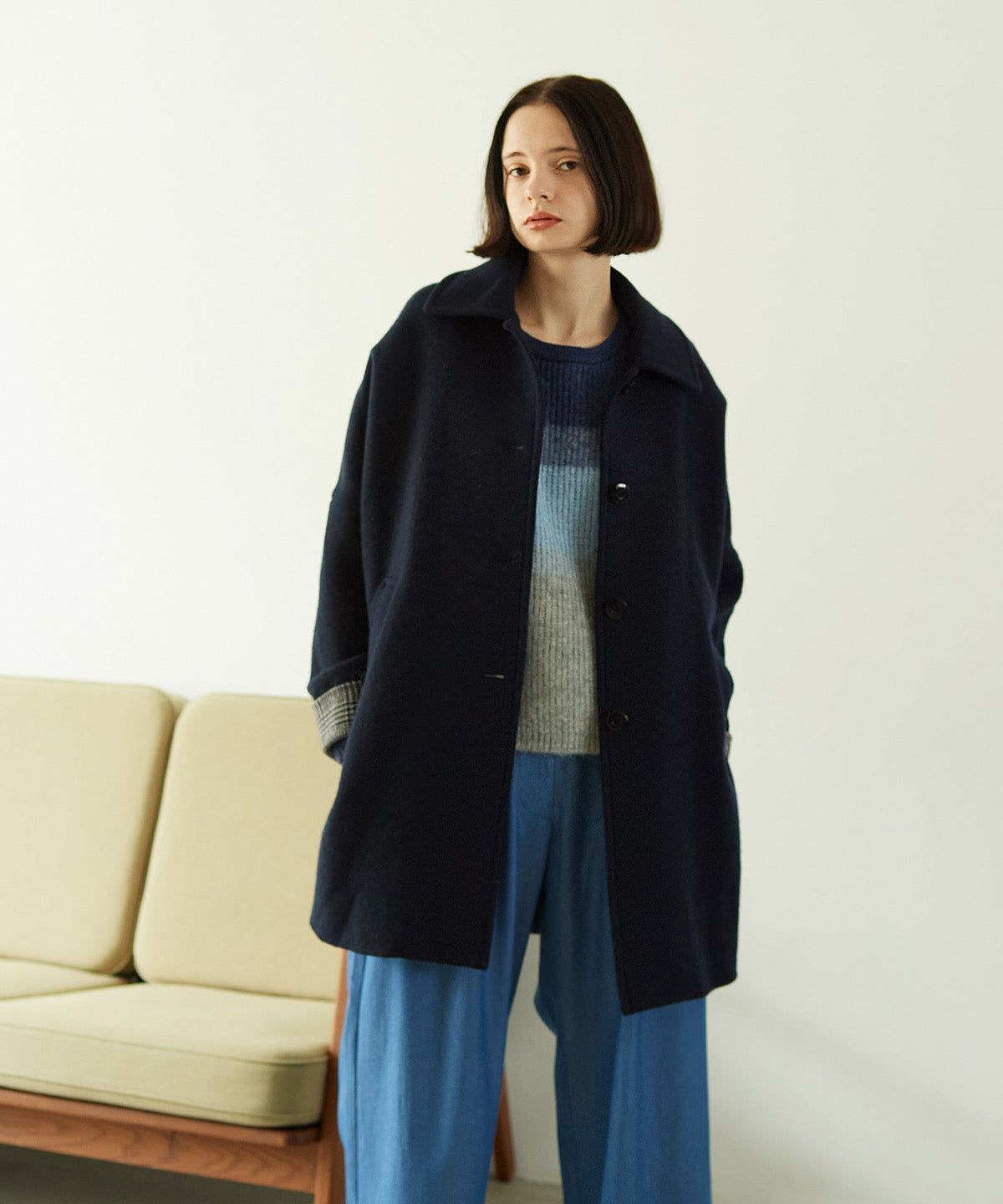 LA TORREリバーミドル丈コート — LA MARINE FRANCAISE