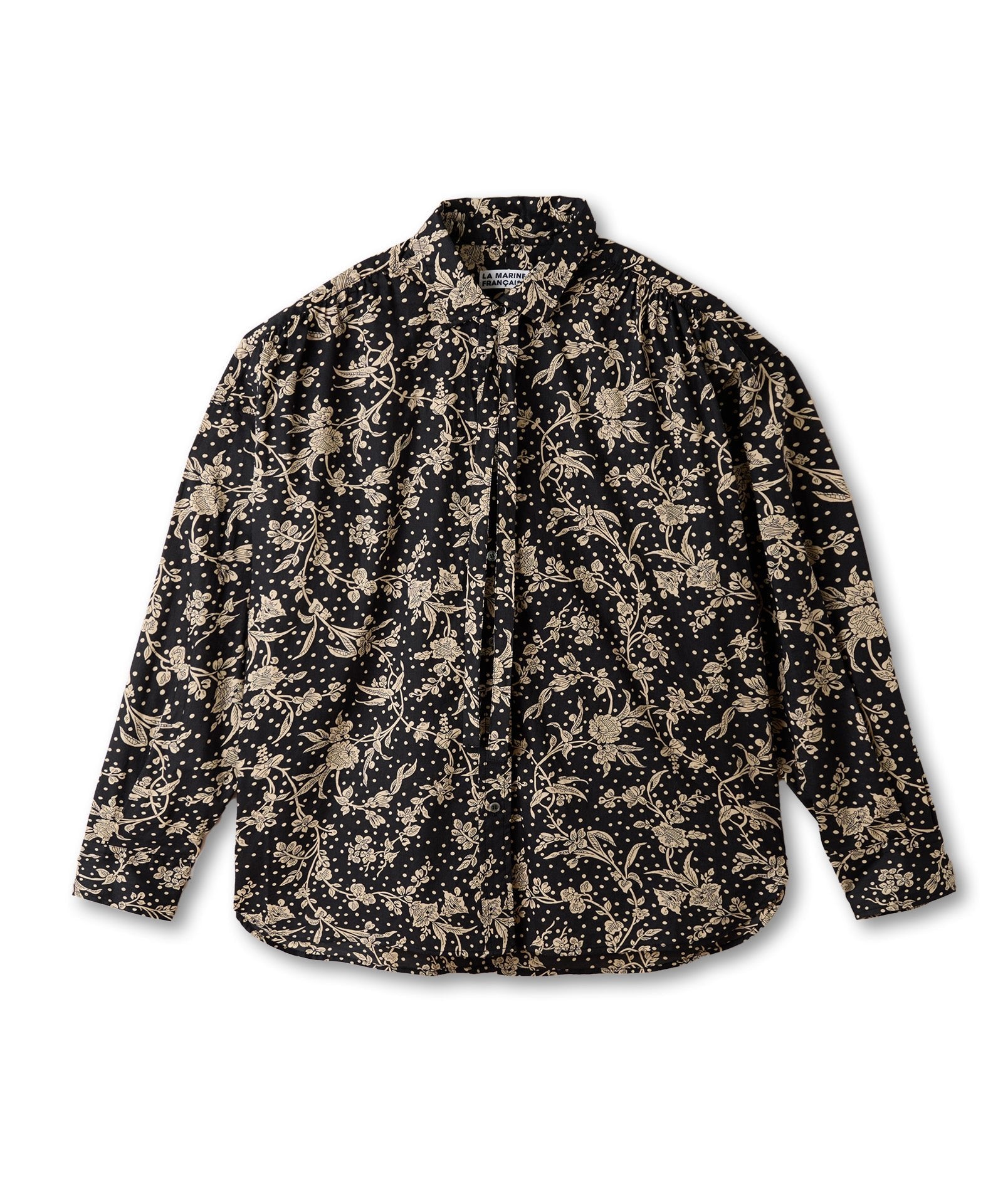 LIBERTYプリントボウタイシャツ