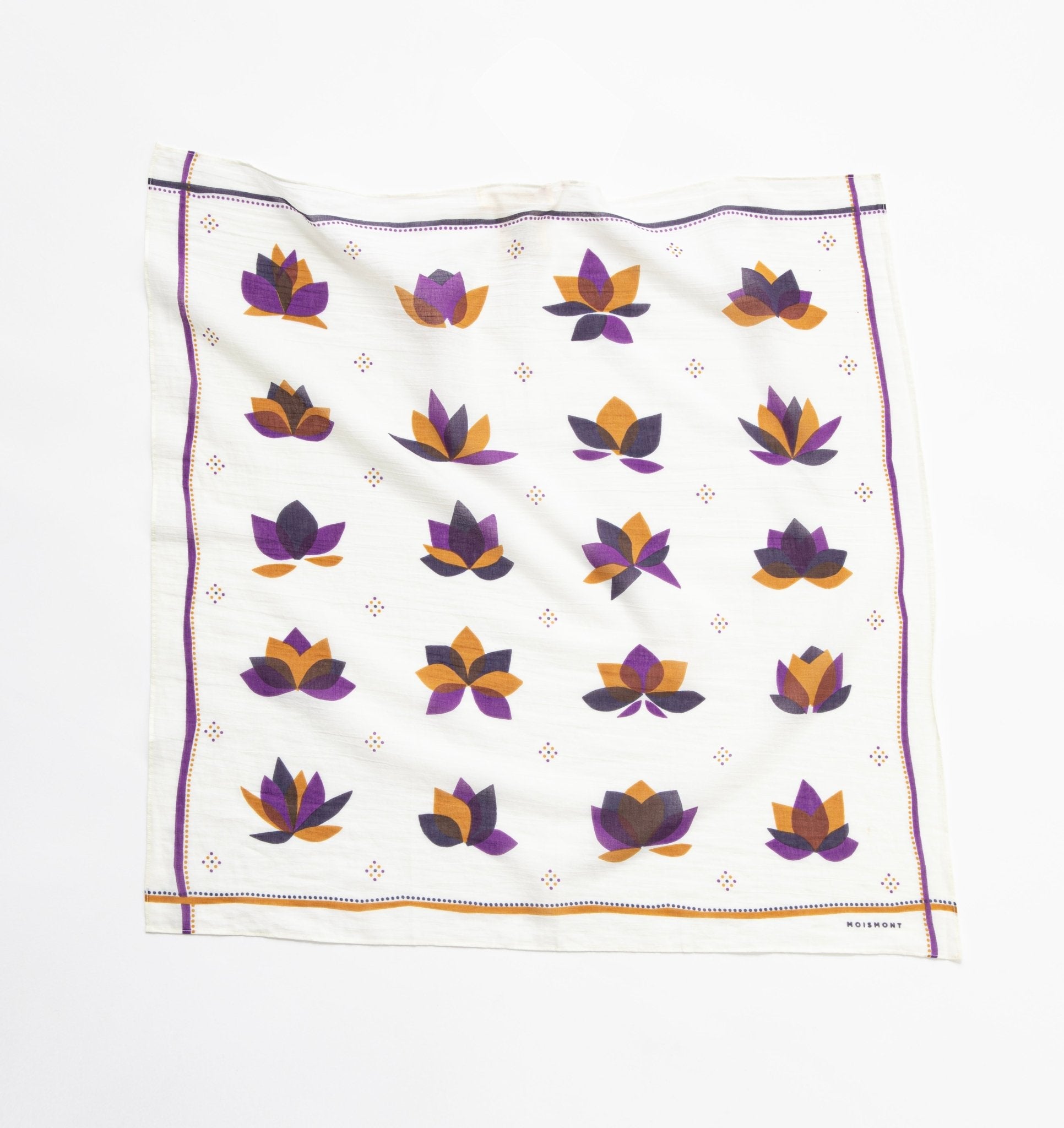 【MOISMONT】lotusスカーフ　65×65