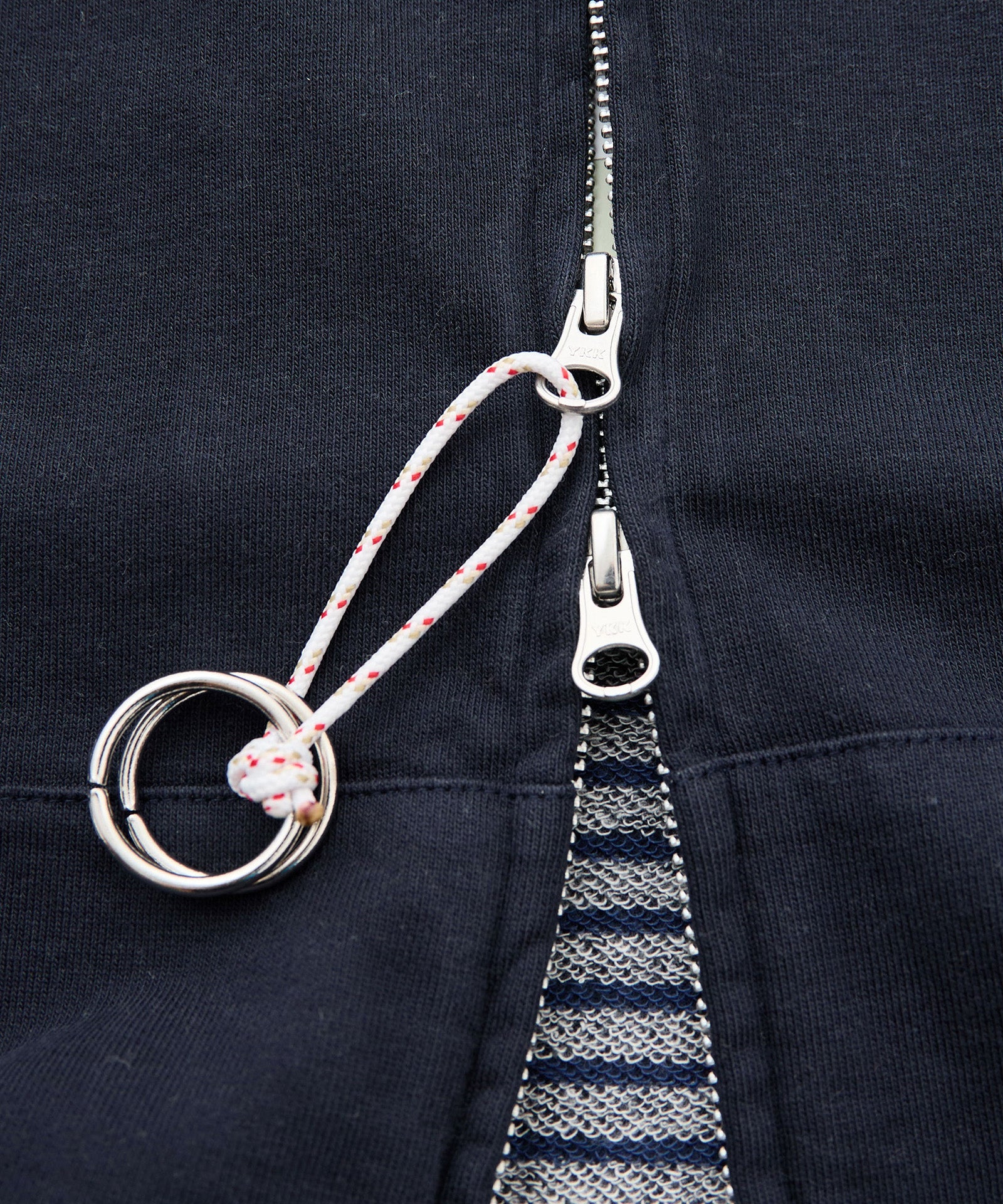 【NATIC】裏毛裏ボーダージャケット