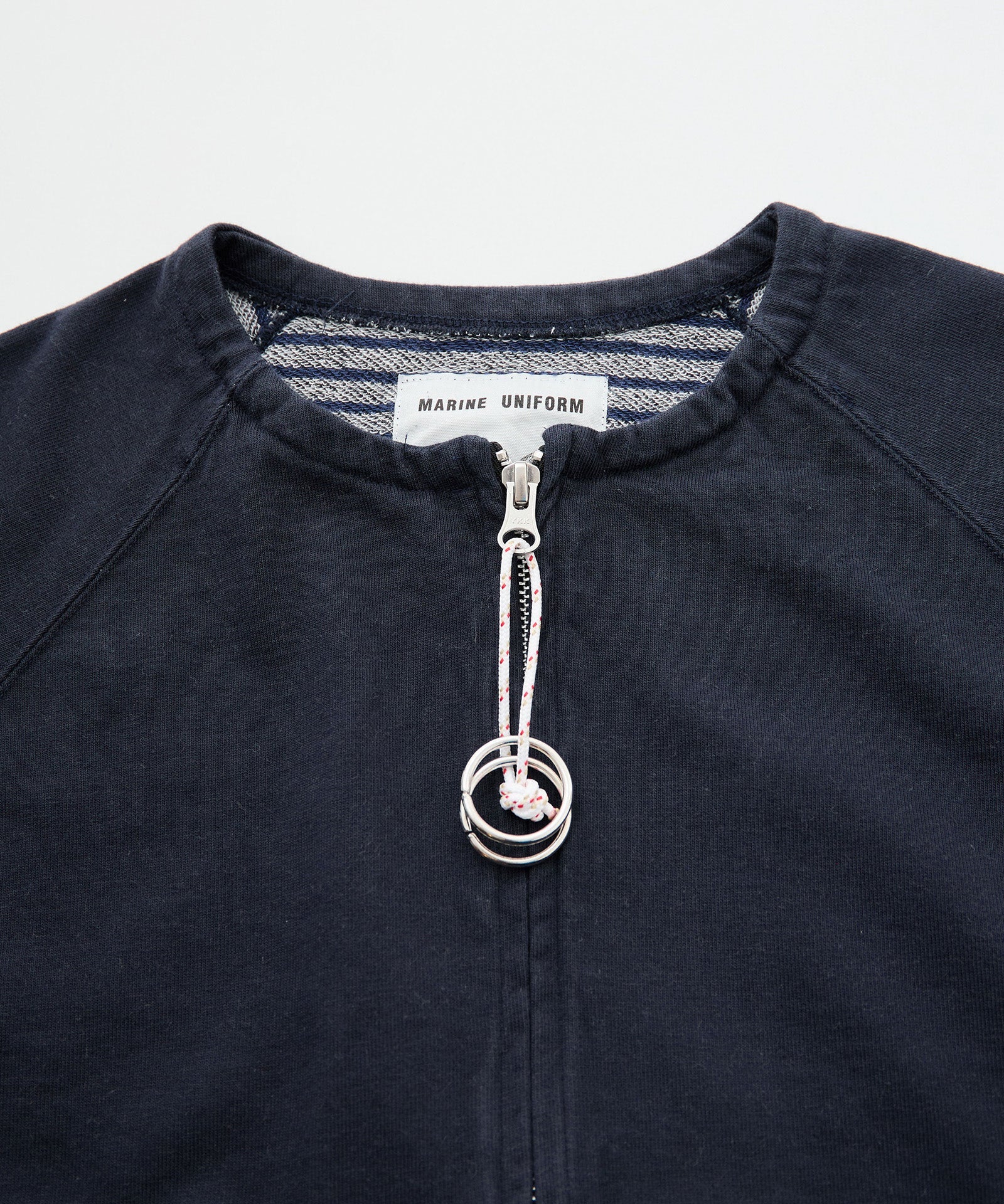 【NATIC】裏毛裏ボーダージャケット