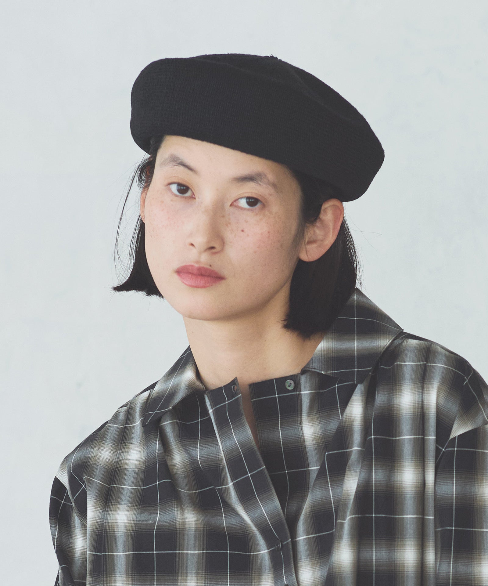 【odds】LINEN BASIC BERET