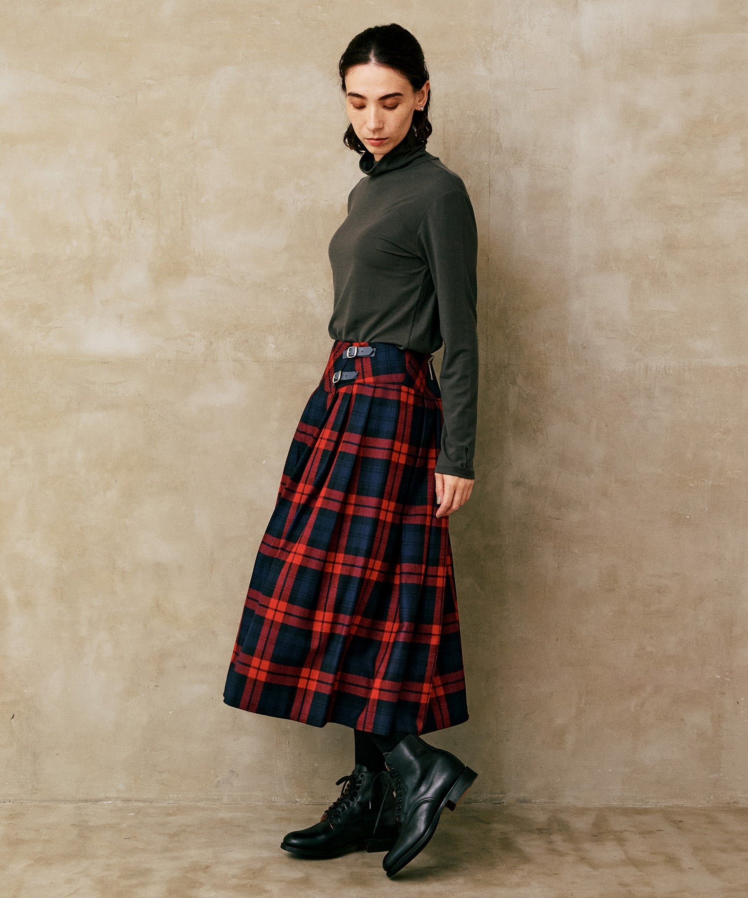 【O'Neil of Dublin】BASQUE SWING SKirt チェック
