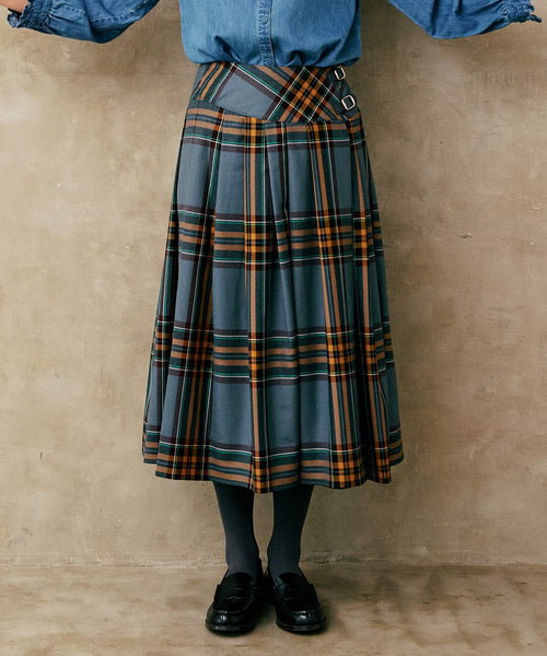 【O'Neil of Dublin】BASQUE SWING SKirt チェック