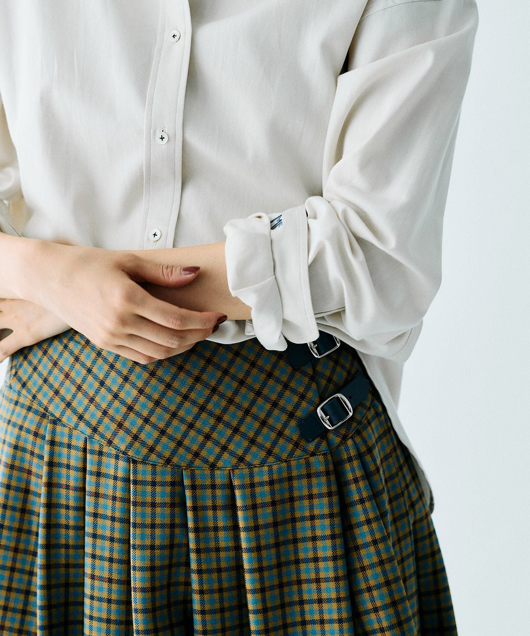 【O'Neil of Dublin】BASQUE SWING SKirt チェック