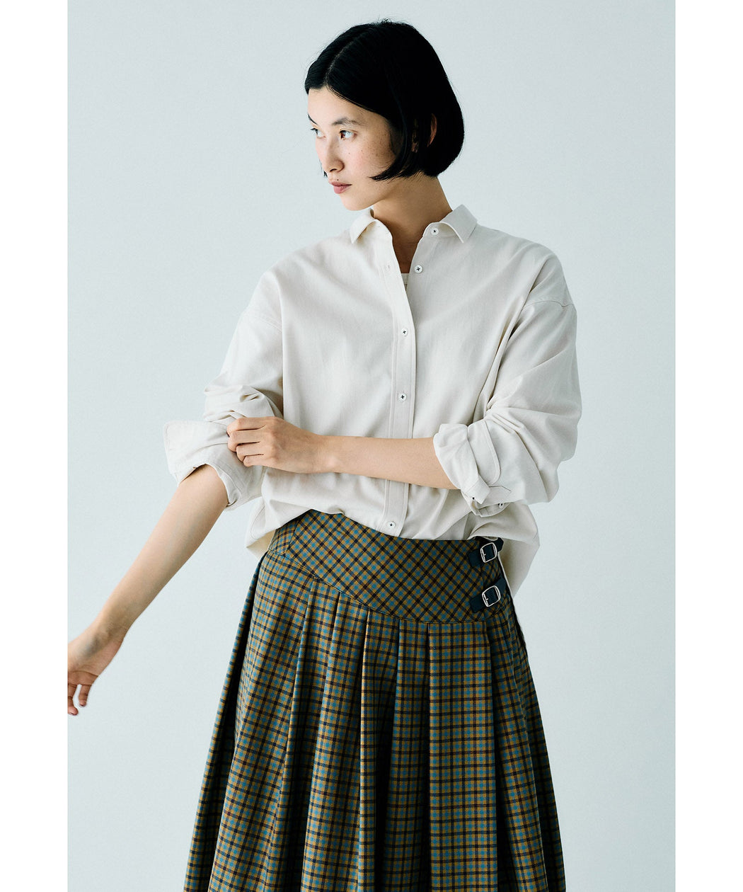 【O'Neil of Dublin】BASQUE SWING SKirt チェック