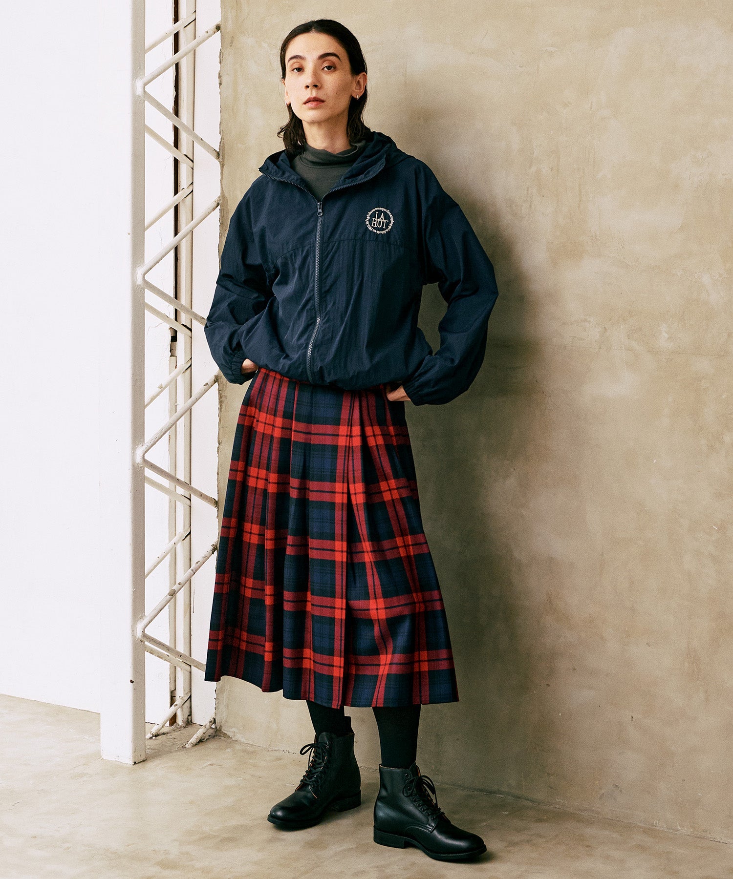 【O'Neil of Dublin】BASQUE SWING SKirt チェック
