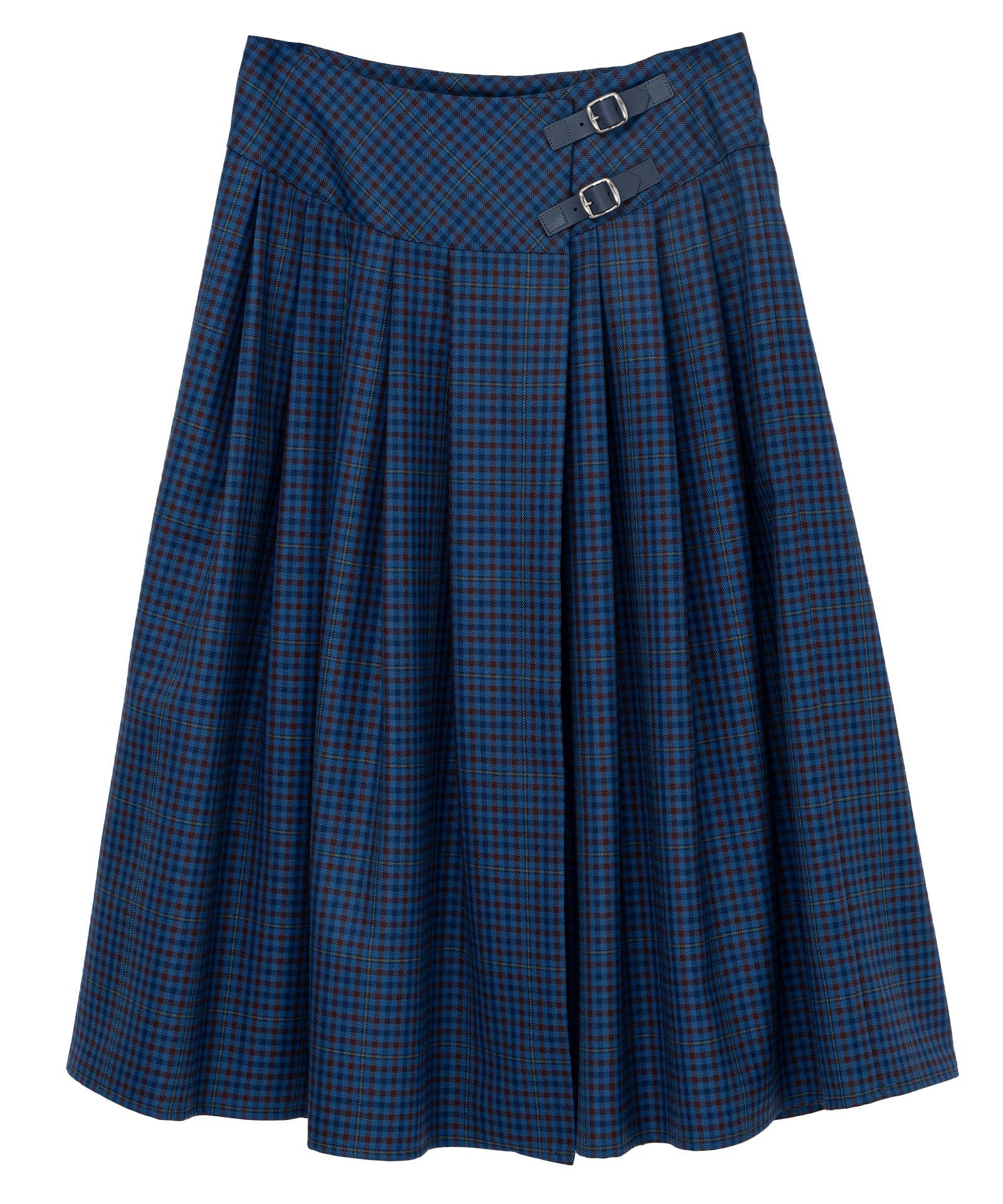 【O'Neil of Dublin】BASQUE SWING SKIRT チェック