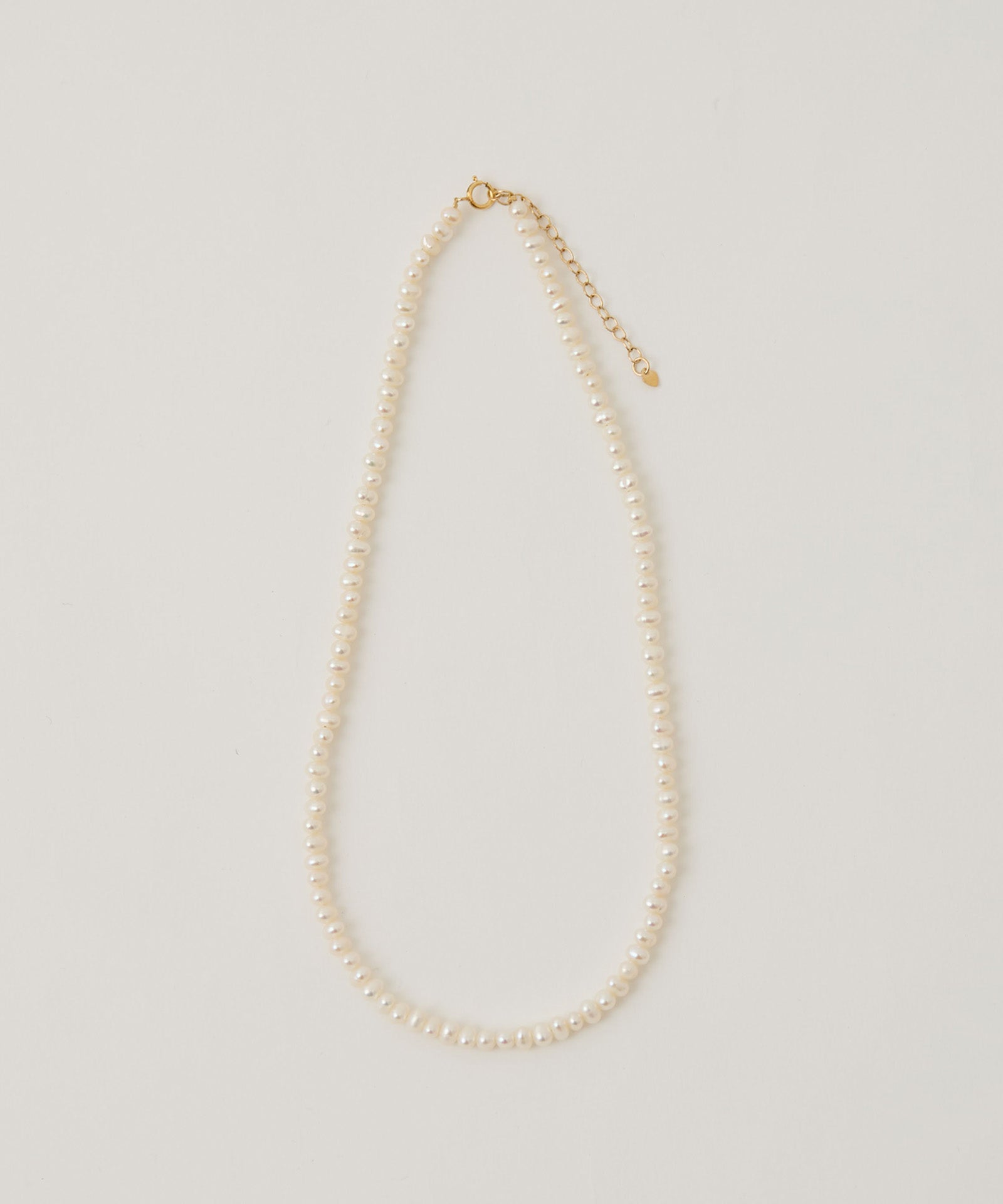 【Porter des boutons 】 小粒パールショートネックレス