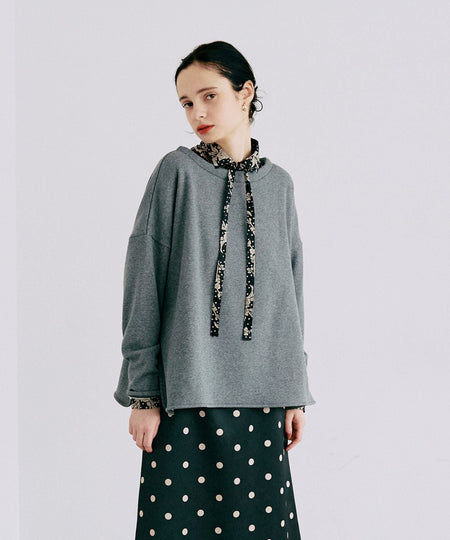 裏起毛ワイドプルオーバー