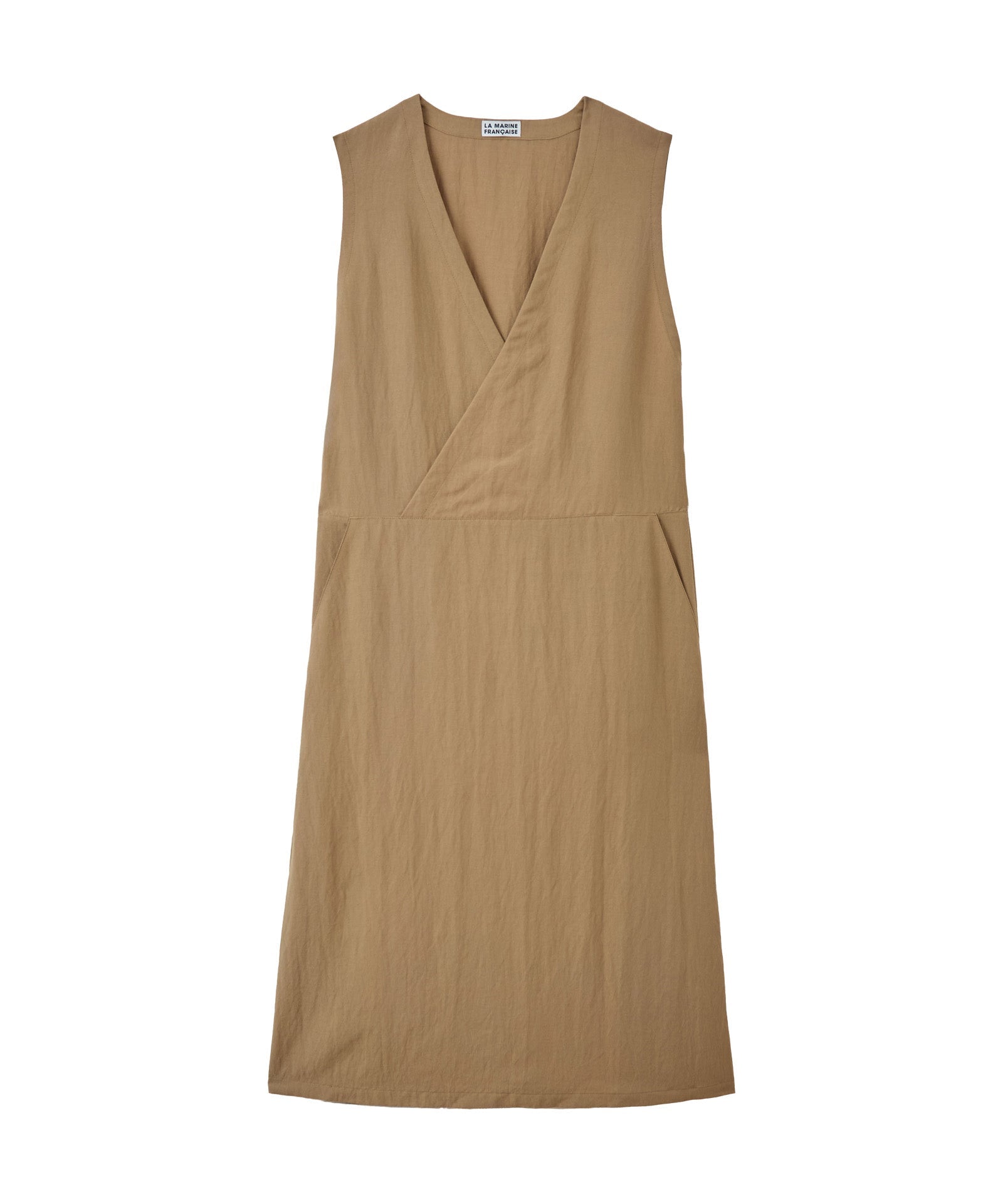 カシュクールネックワンピース