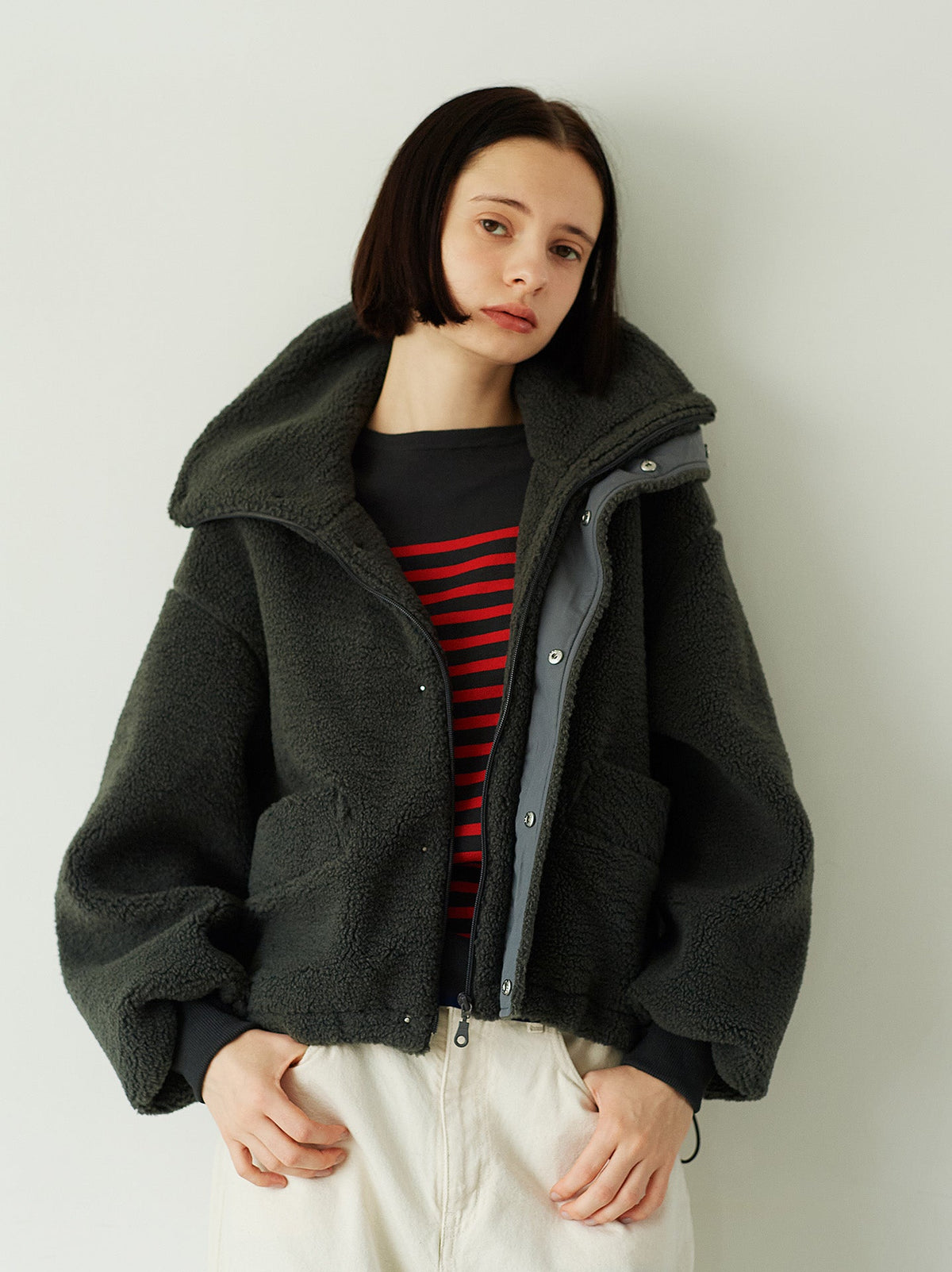 ボアスタンドショートコート — LA MARINE FRANCAISE