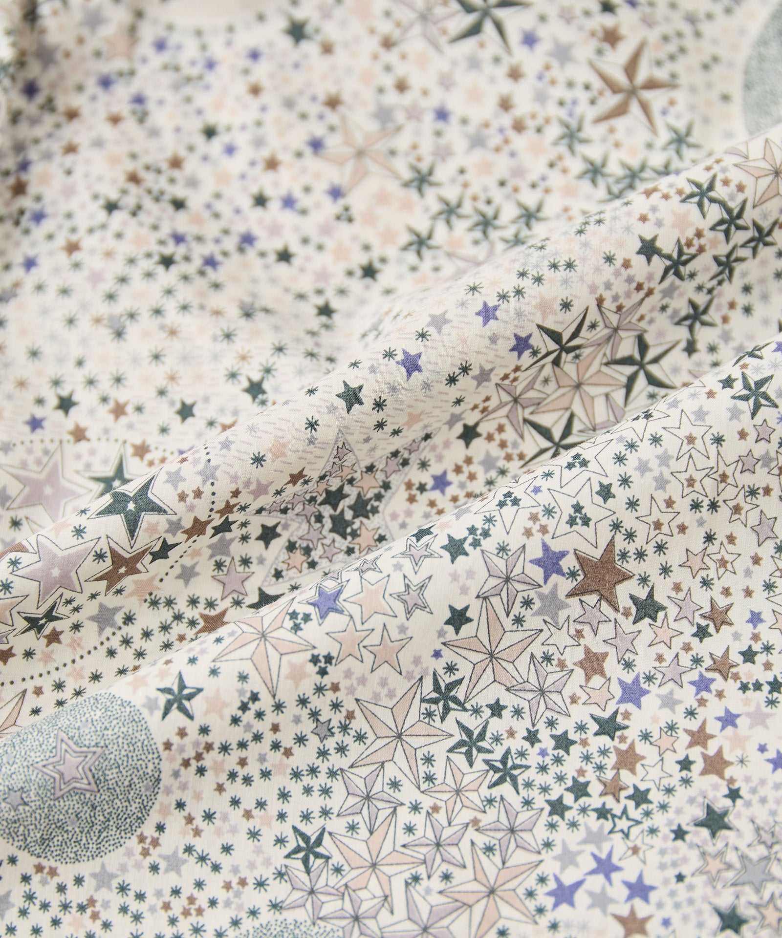 リバティプリントスタンドブラウス