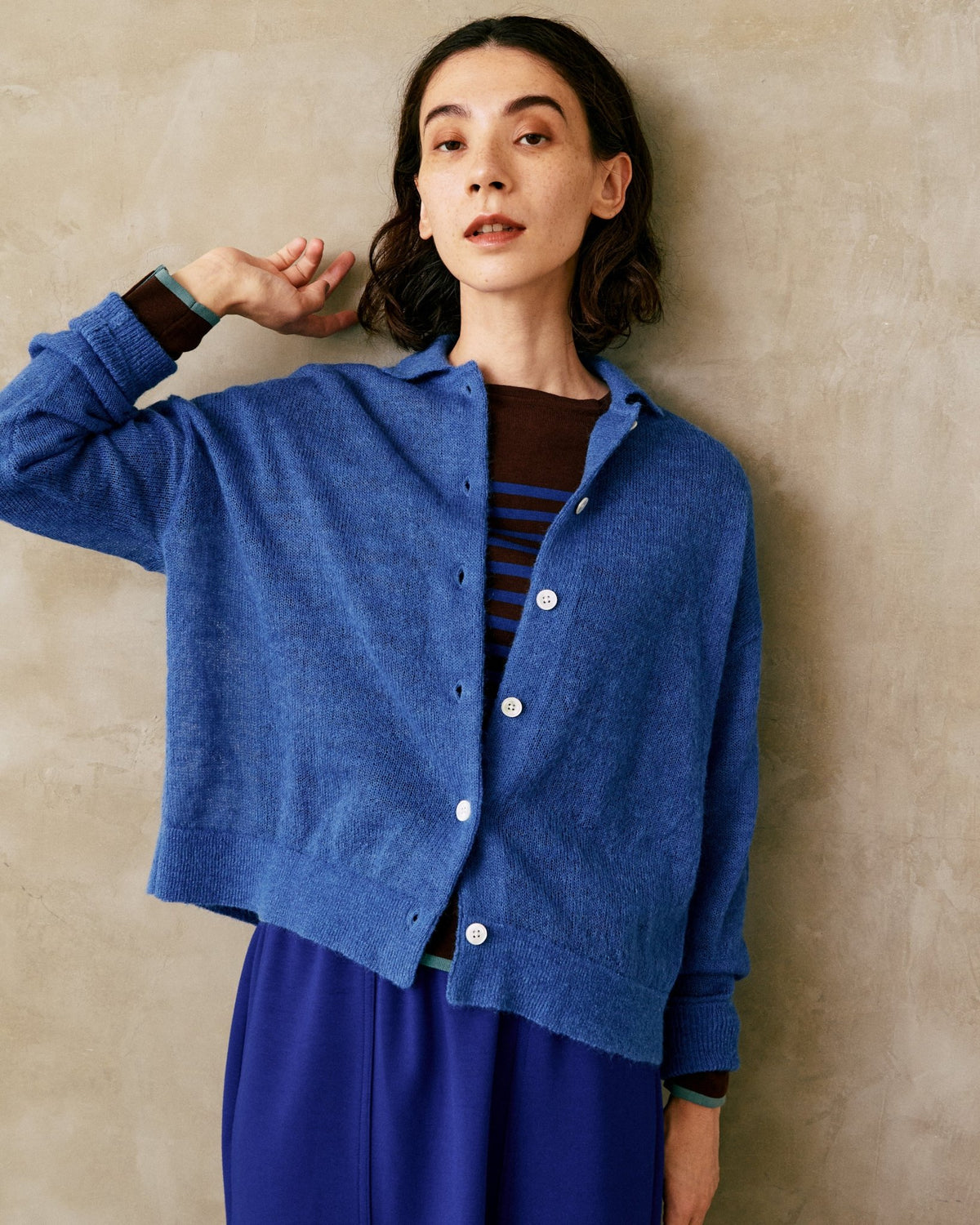 【Blumarine ブルマリン】　カットソー　カーディガン　M〜L インポート Blumarine ブルマリン】 カットソー カーディガン M〜L