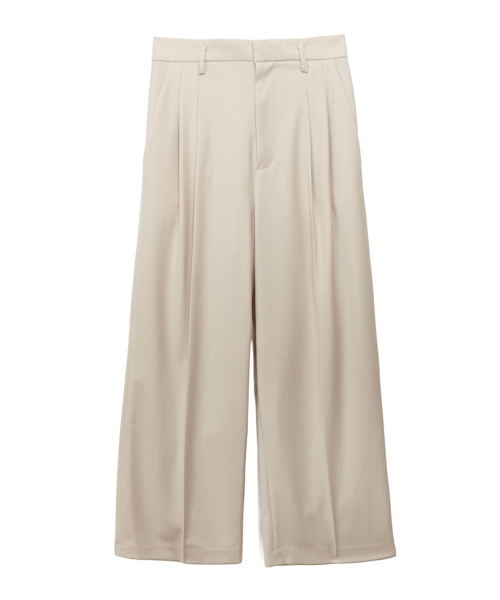 タックワイドパンツ