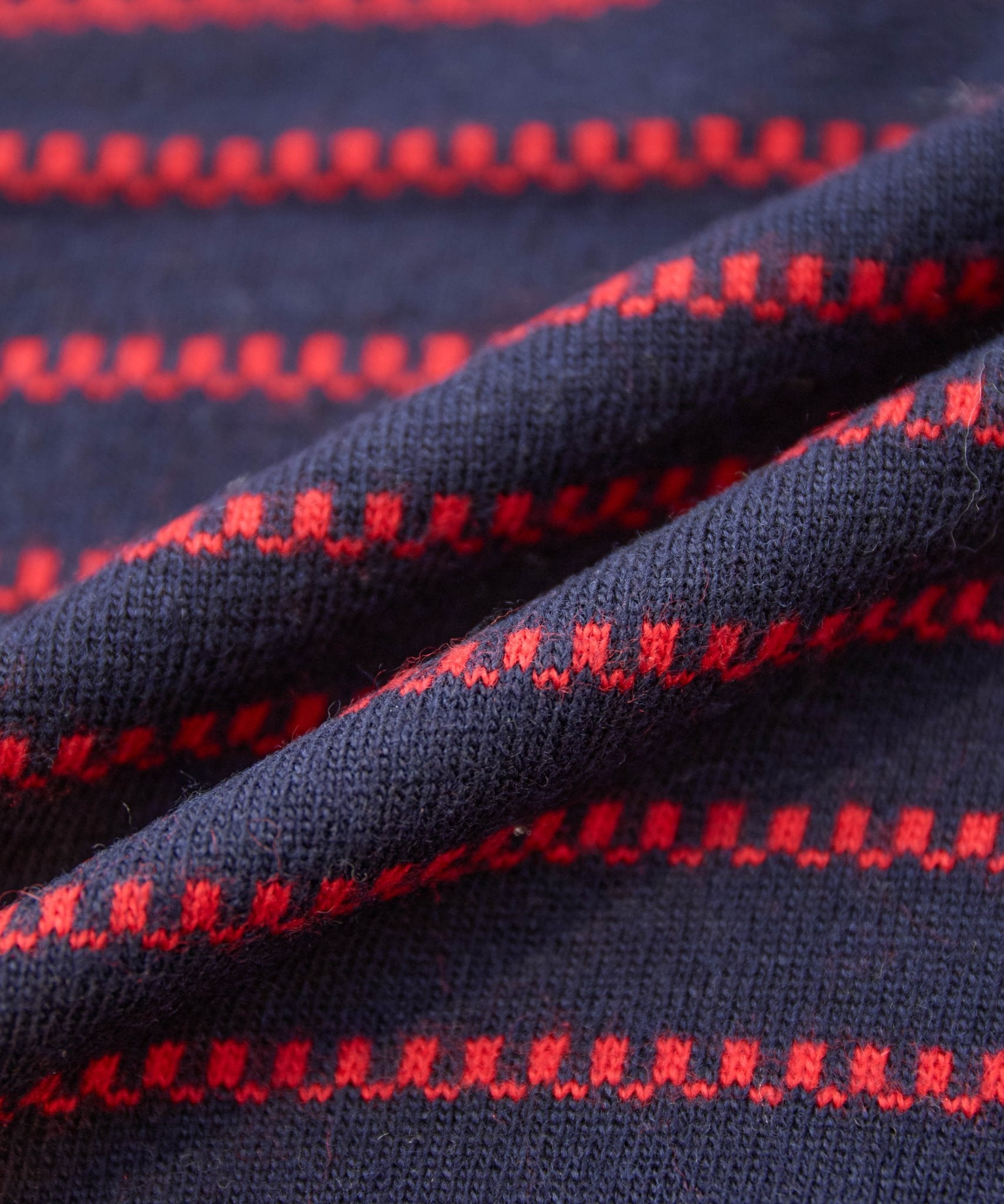 ボーダージャガードポロプルオーバー