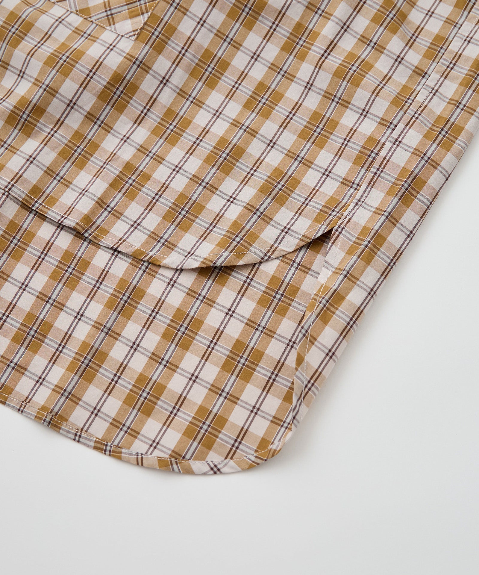 アソートチェックスタンドシャツ