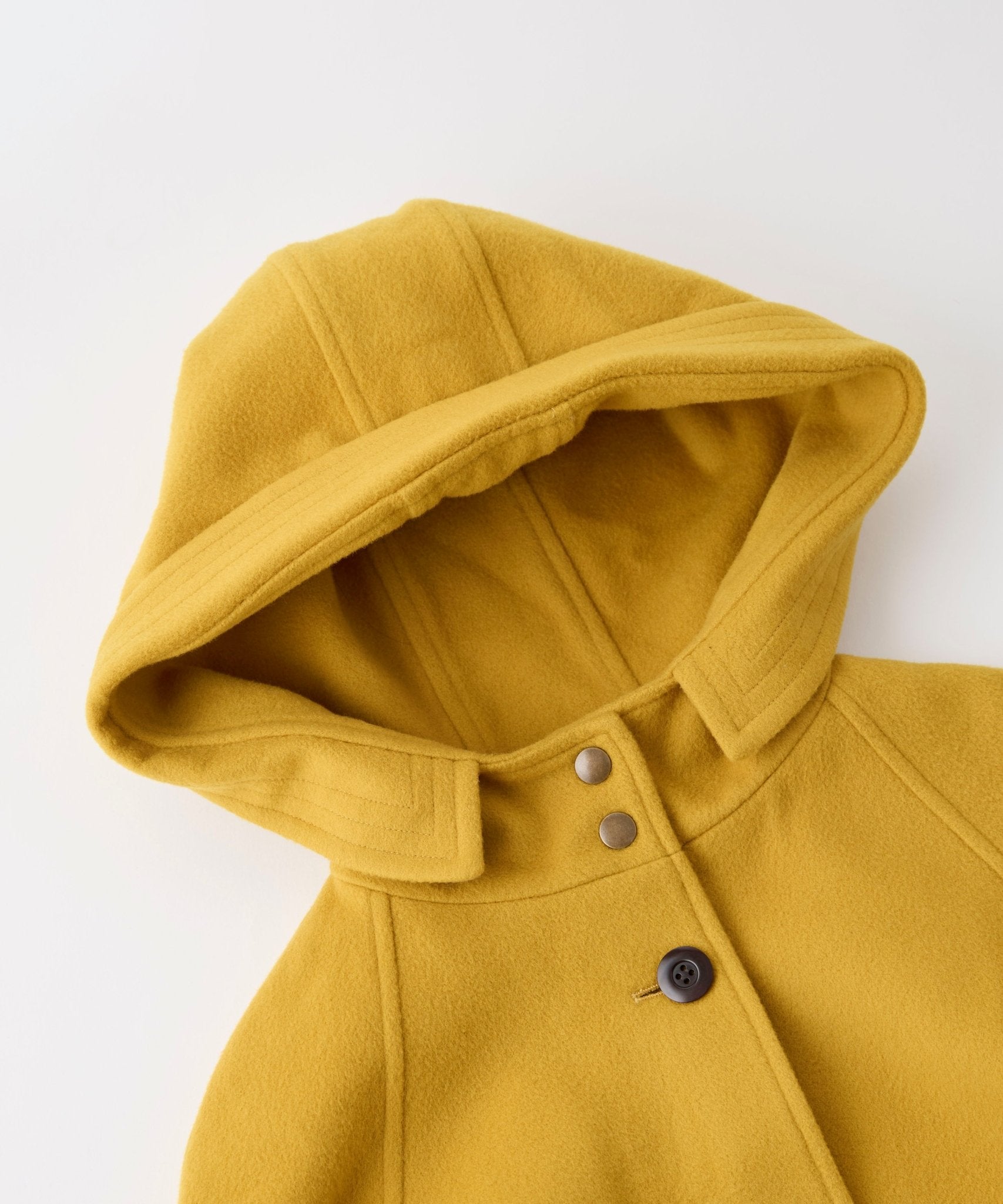 ウールビーバーフードロングコート