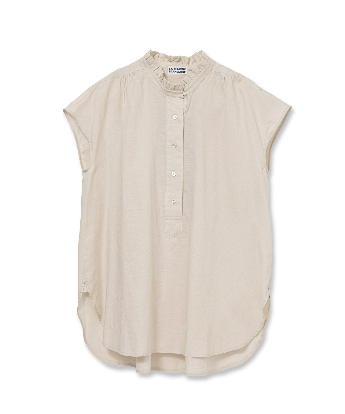 FRAMeWORK コットンシルクフリルブラウス コットンシルクフリルブラウス — LA MARINE FRANCAISE