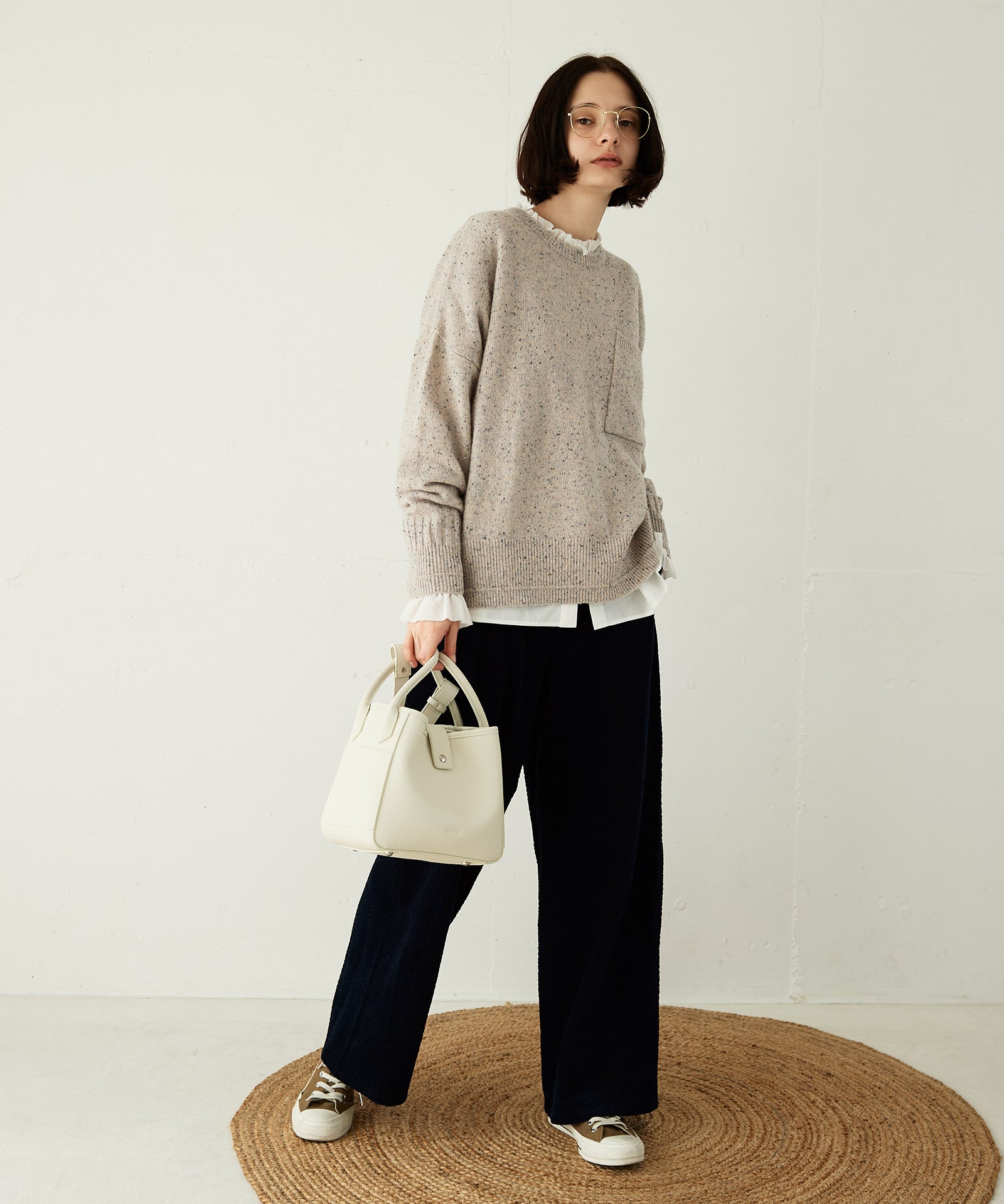 サッカーコーデュロイワイドパンツ