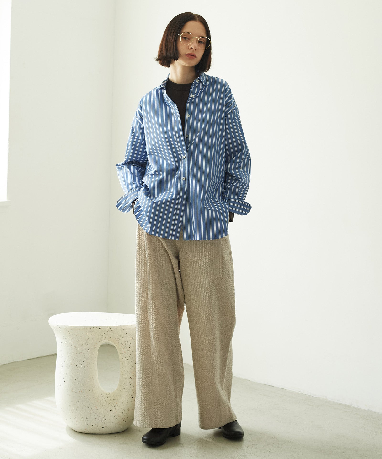 サッカーコーデュロイワイドパンツ