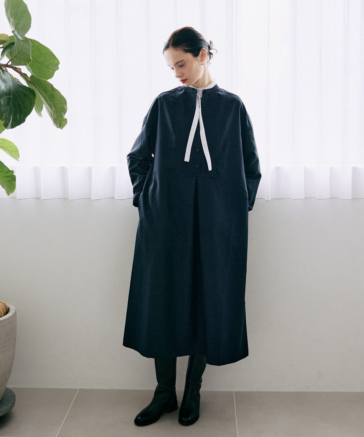 スタンドネックヨークワンピース — LA MARINE FRANCAISE