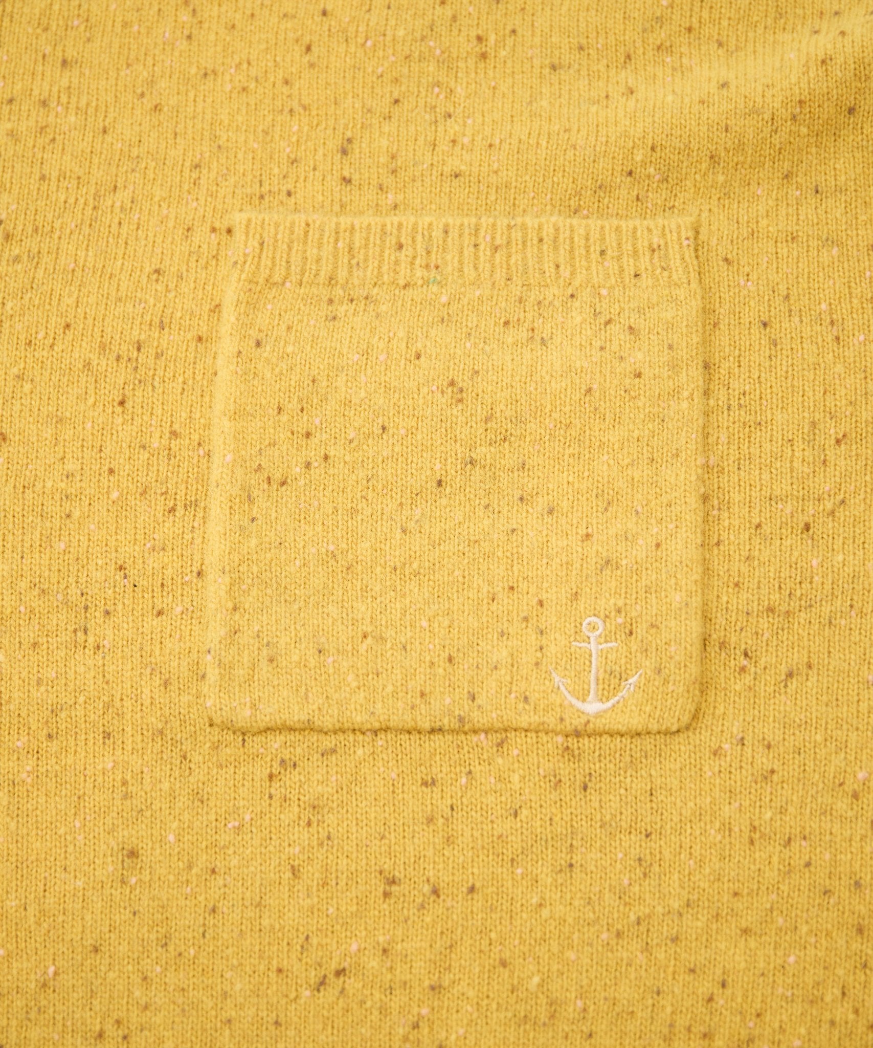 ネップウールクルーネックニット