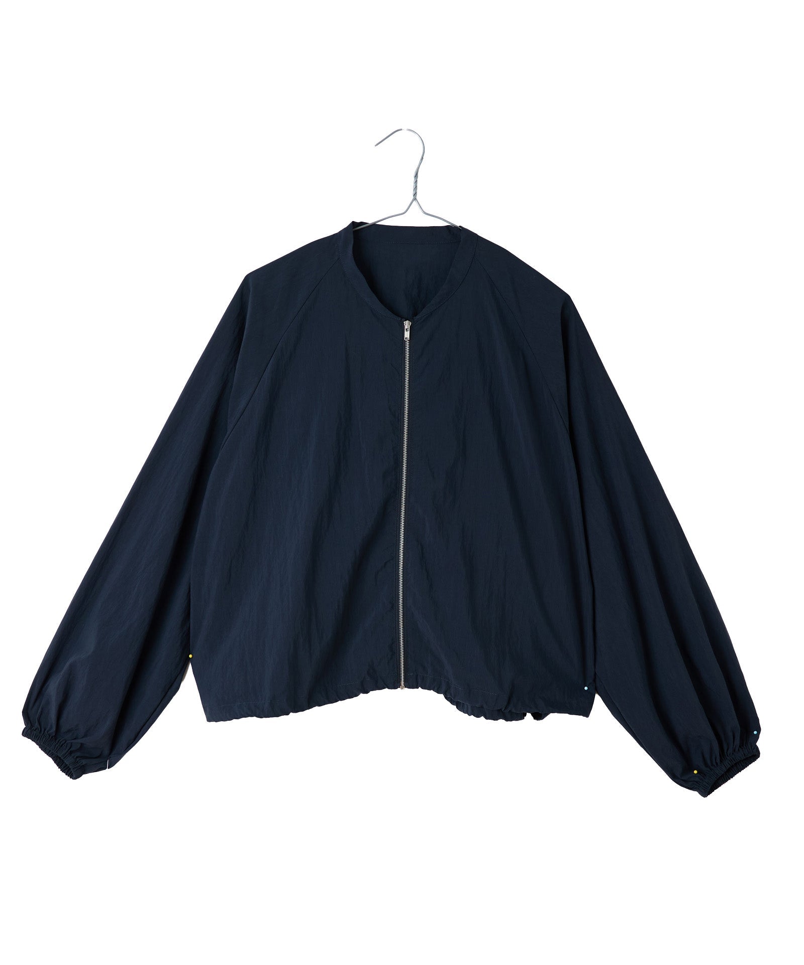 バルーンスリーブジップアップブルゾン