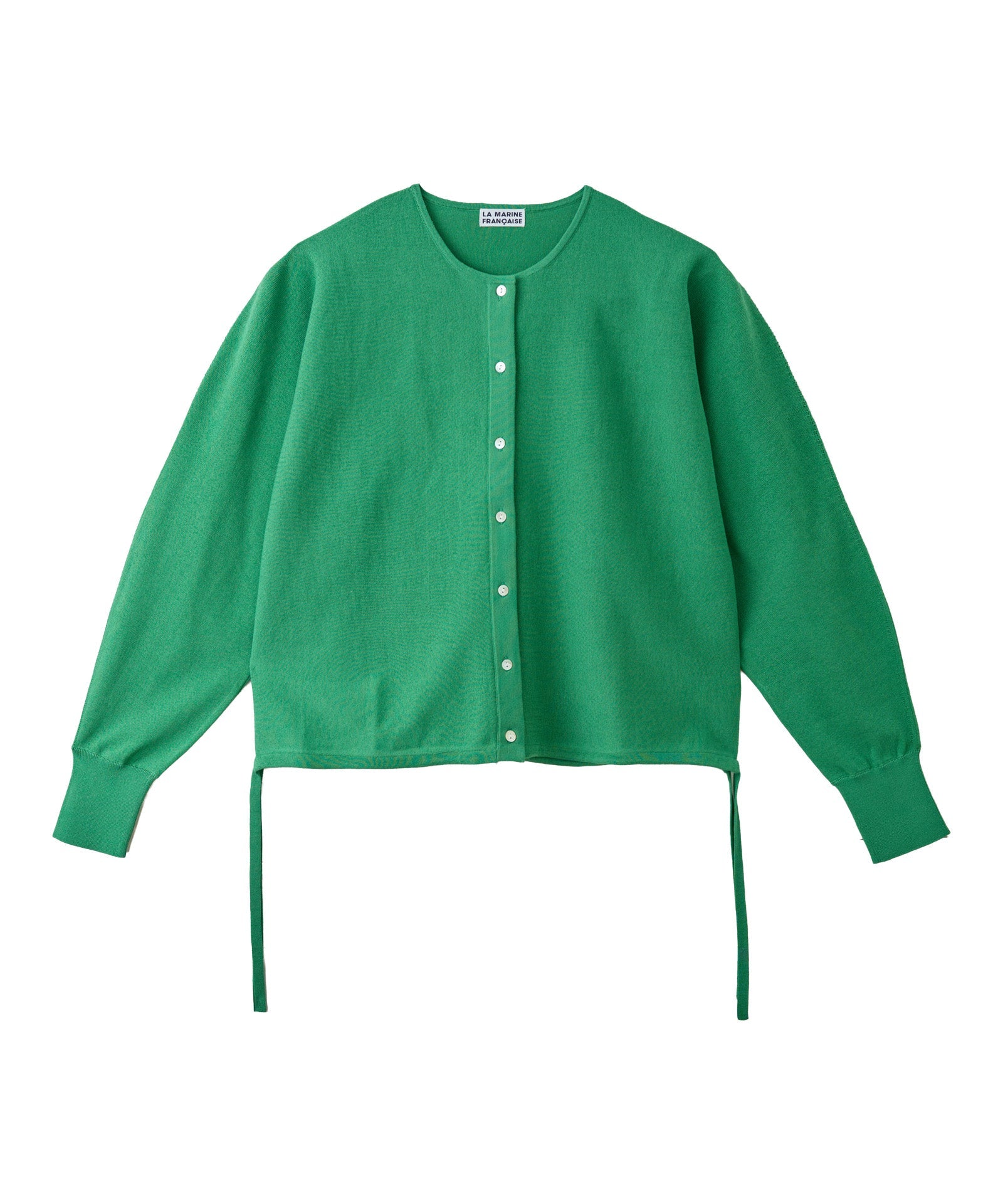 コットンナイロンシャーリングカーディガン