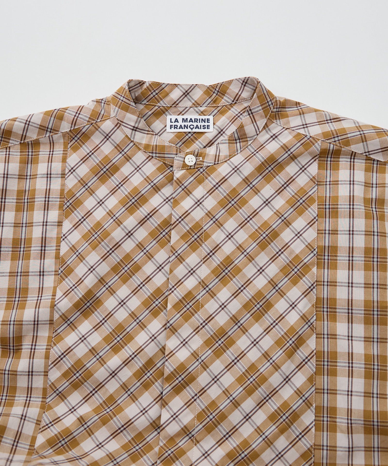 アソートチェックスタンドシャツ