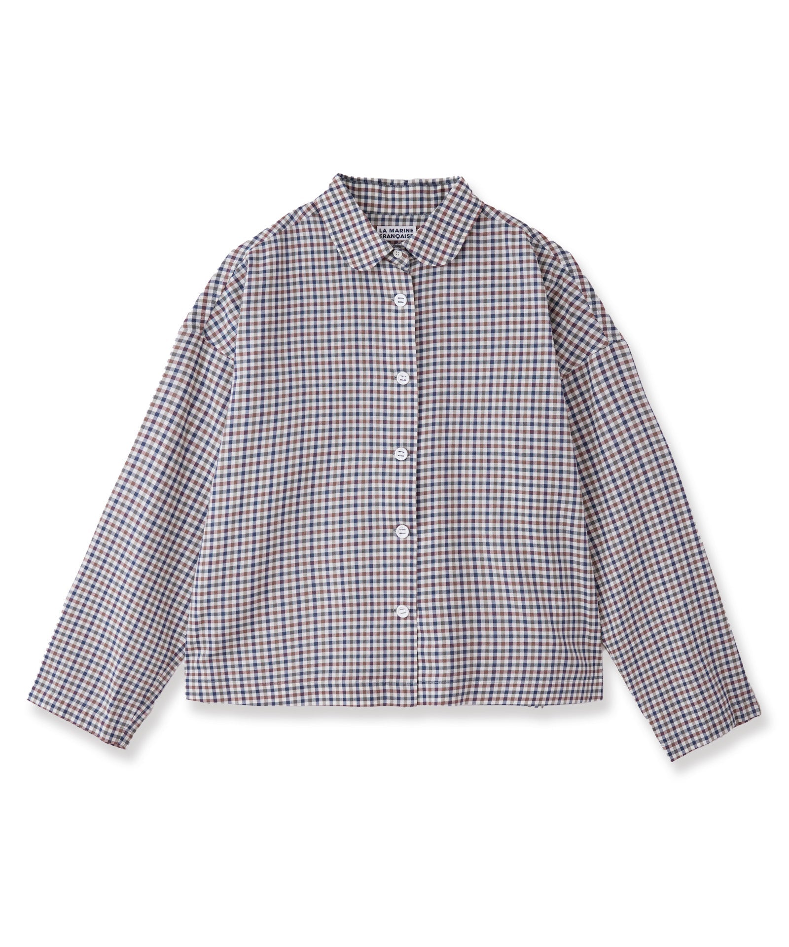 ✨日本製✨ マリンフランセーズ 【綿100％】 カットソー 大人可愛い チェック トップス — LA MARINE FRANCAISE