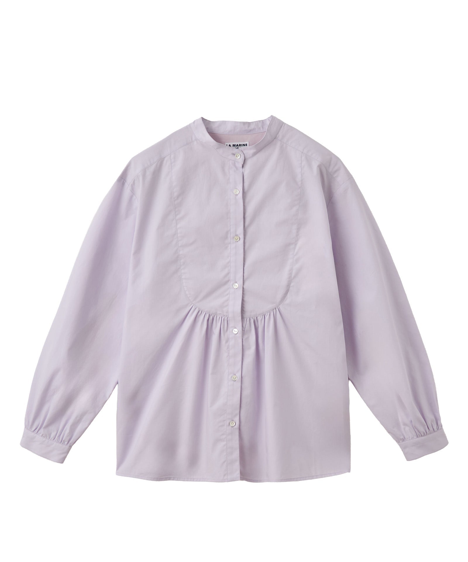 バンドカラーブラウス