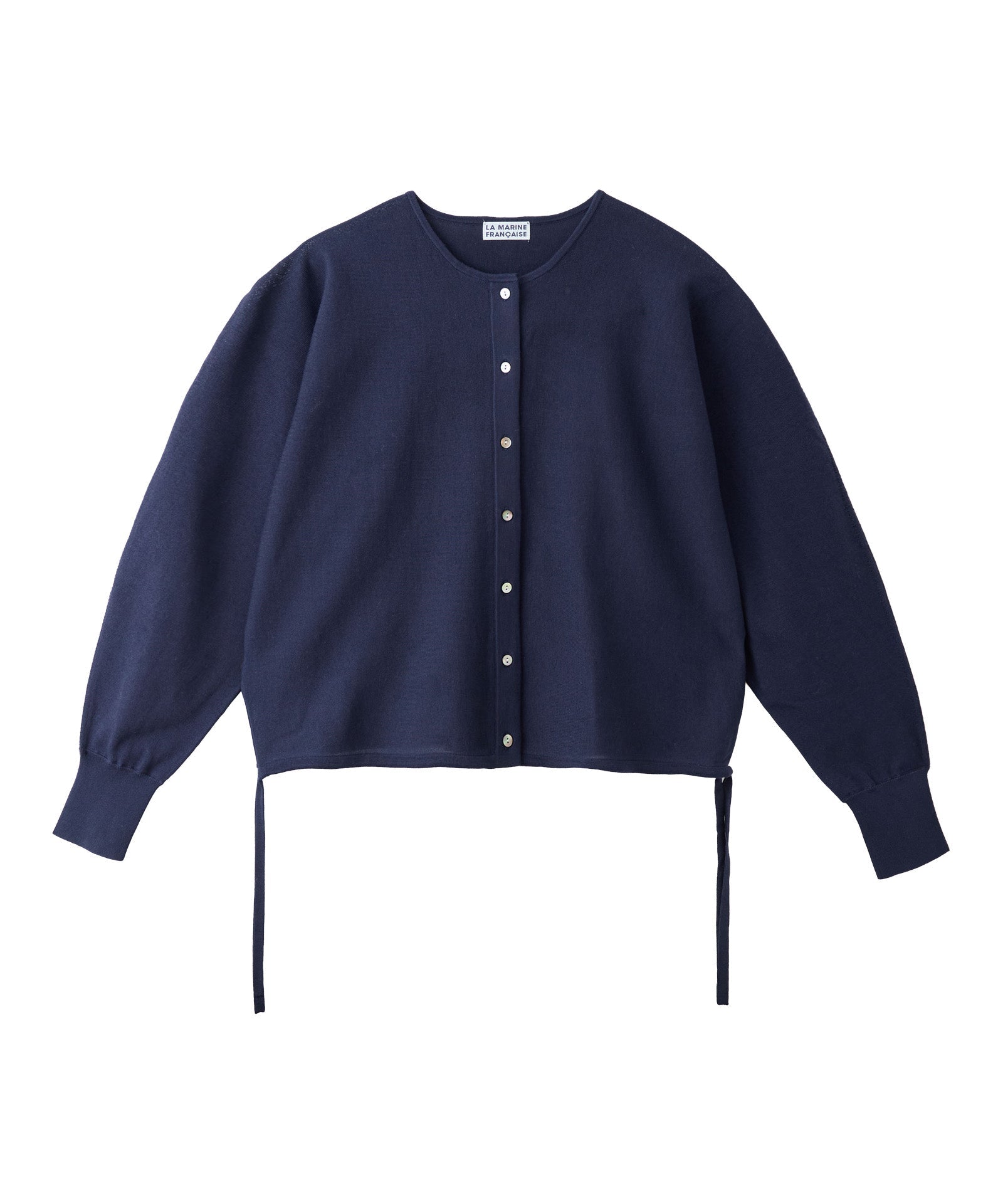 コットンナイロンシャーリングカーディガン