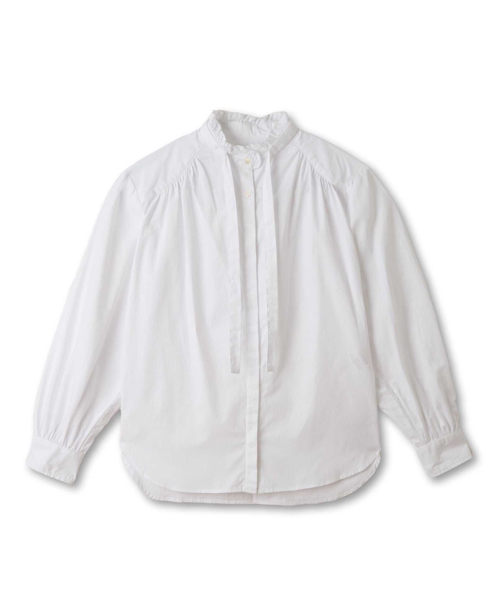 ボウタイフリルブラウス