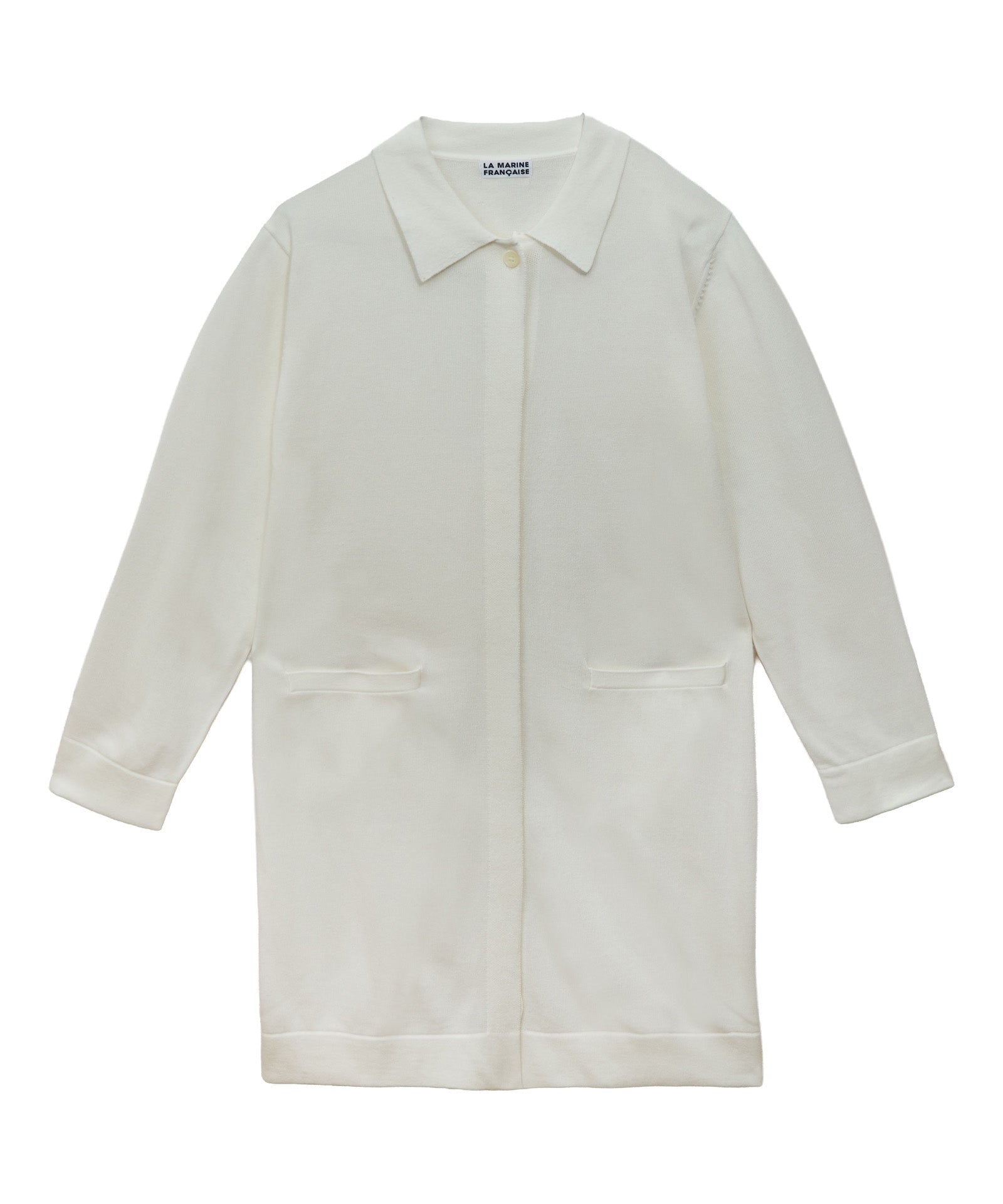 ポロネックロングカーディガン