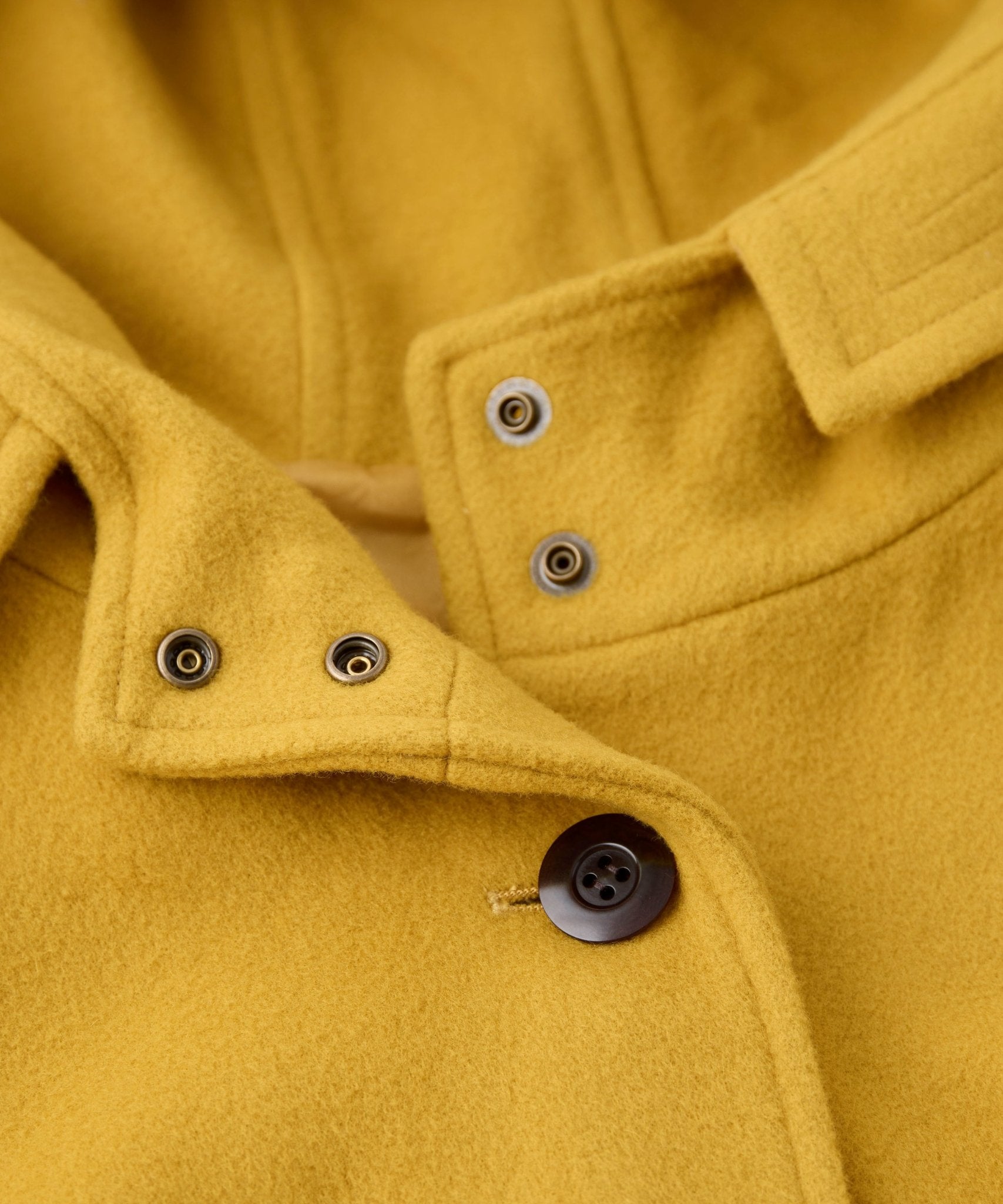 ウールビーバーフードロングコート