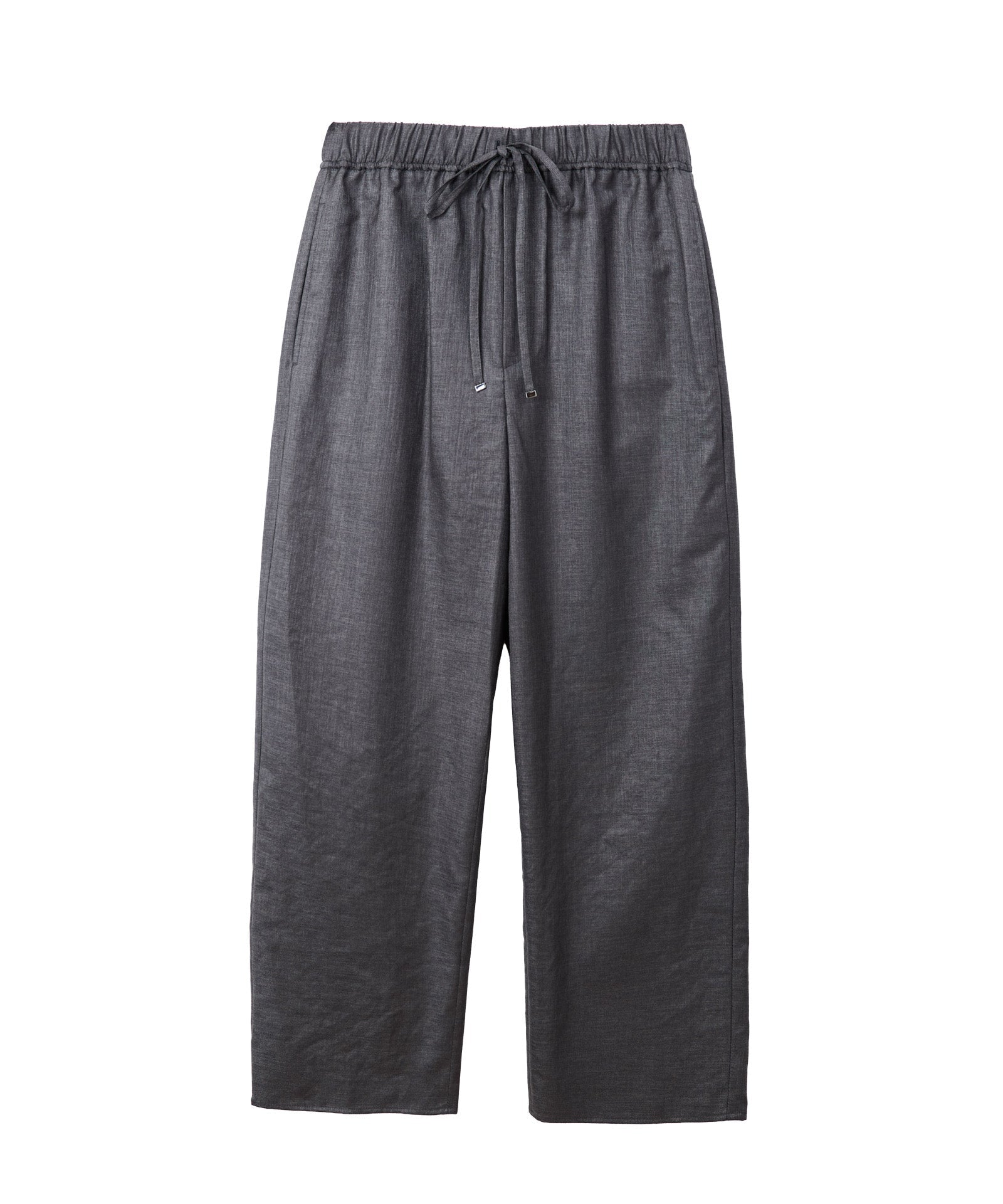 杢調ツイルタンブラーストレートパンツ