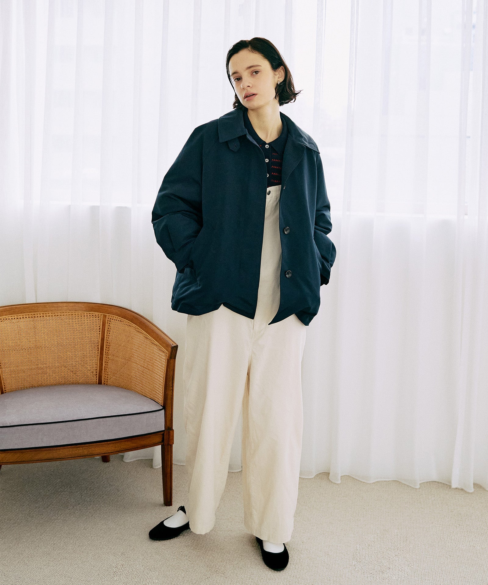 コーデュロイワークサロペット