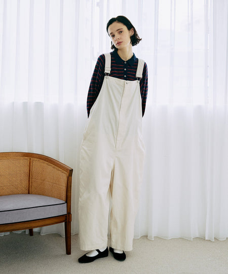 コーデュロイワークサロペット