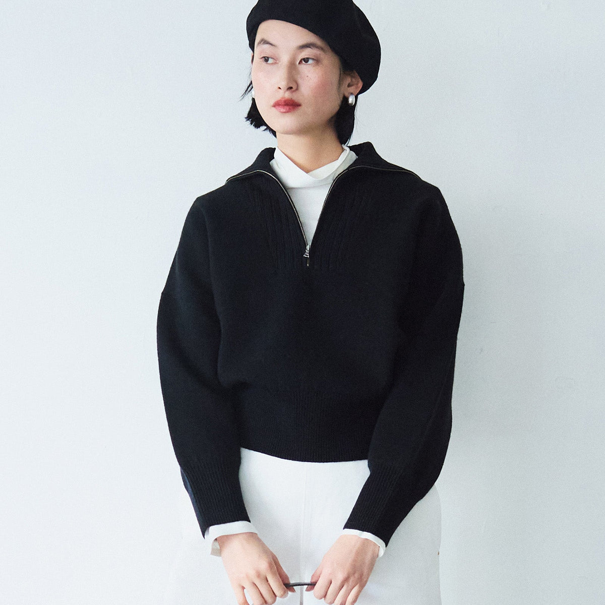 ダブルフェイスハーフジッププルオーバー — LA MARINE FRANCAISE