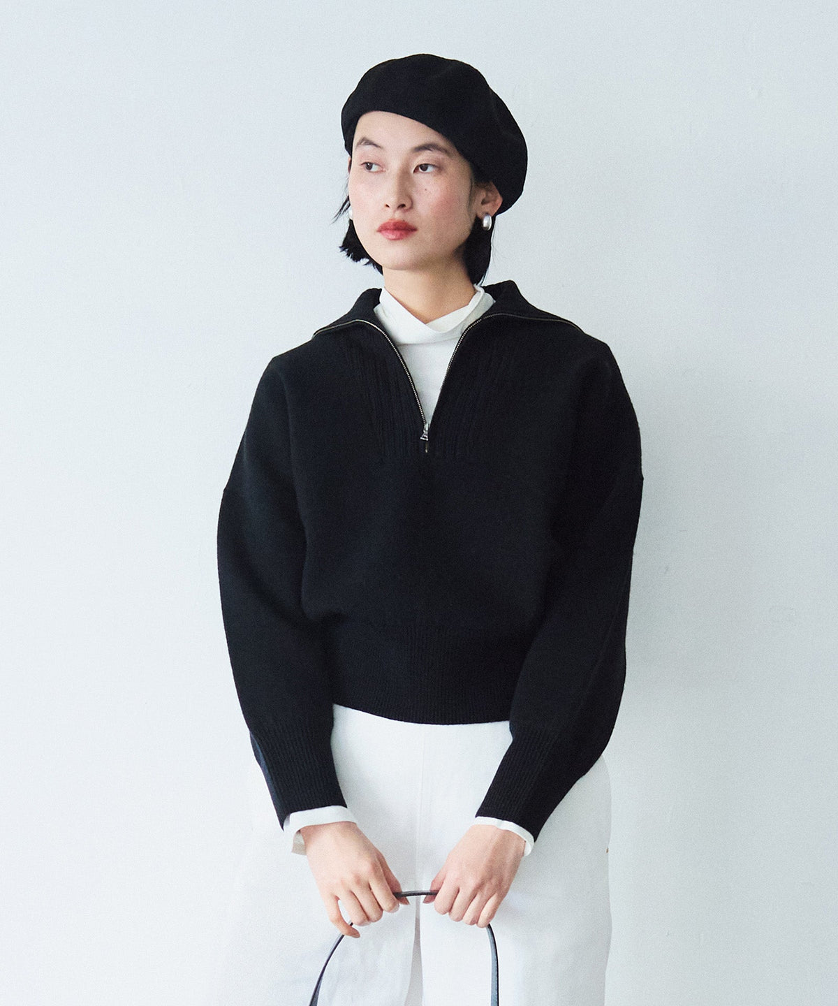 ダブルフェイスハーフジッププルオーバー — LA MARINE FRANCAISE