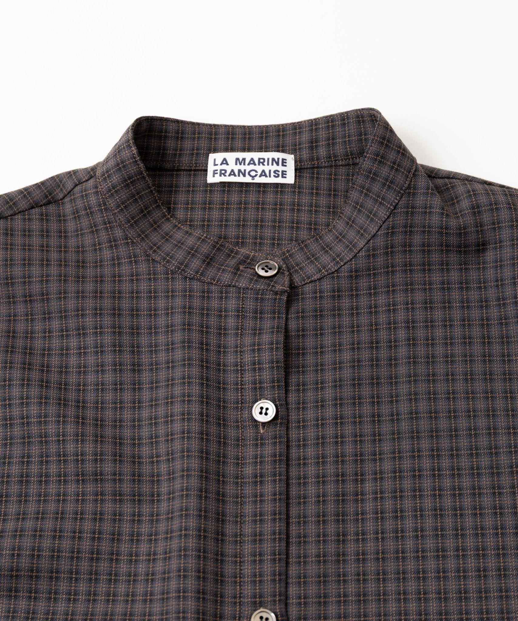 チェックスタンドネックジャンスカ