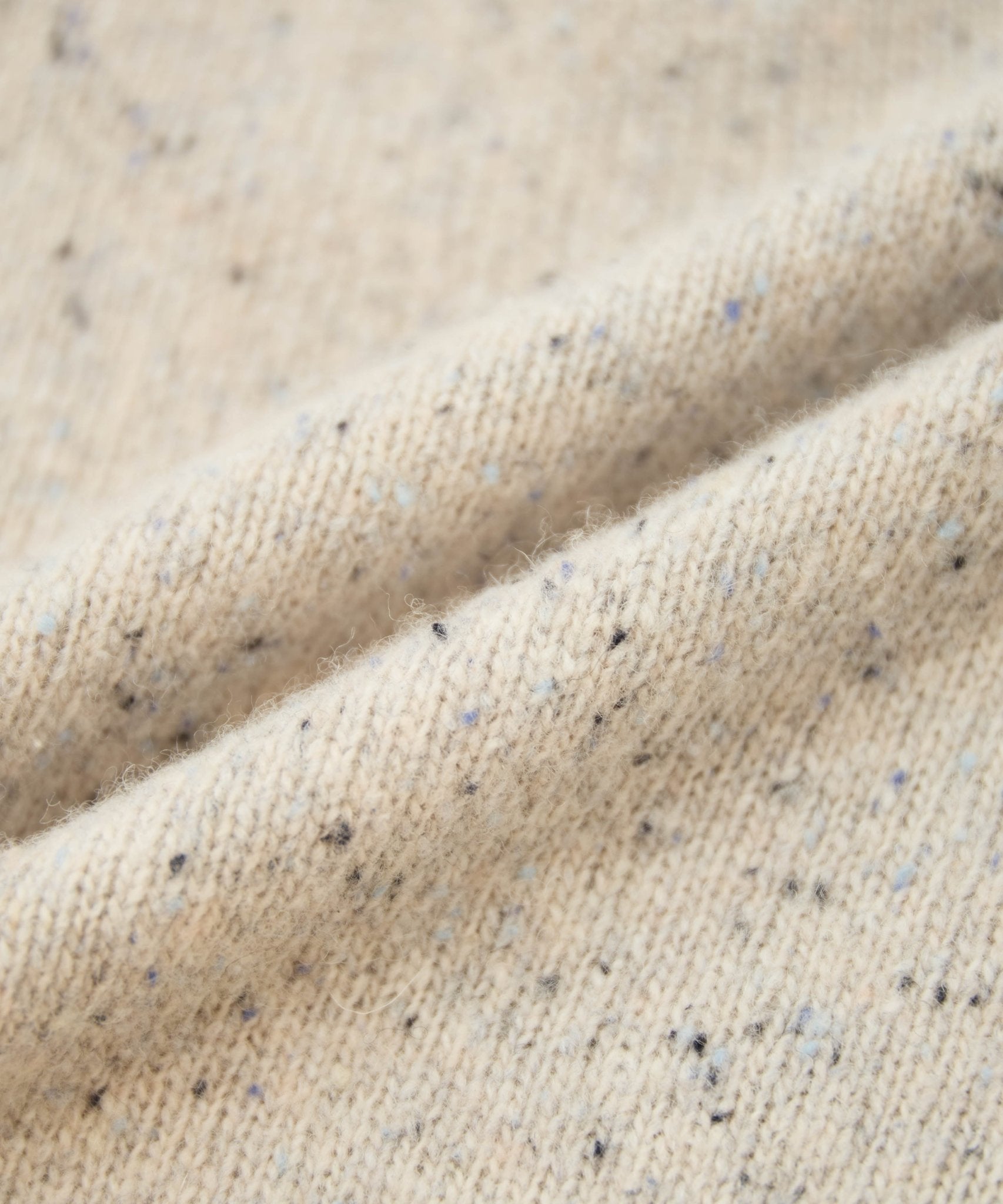 ネップウールクルーネックニット