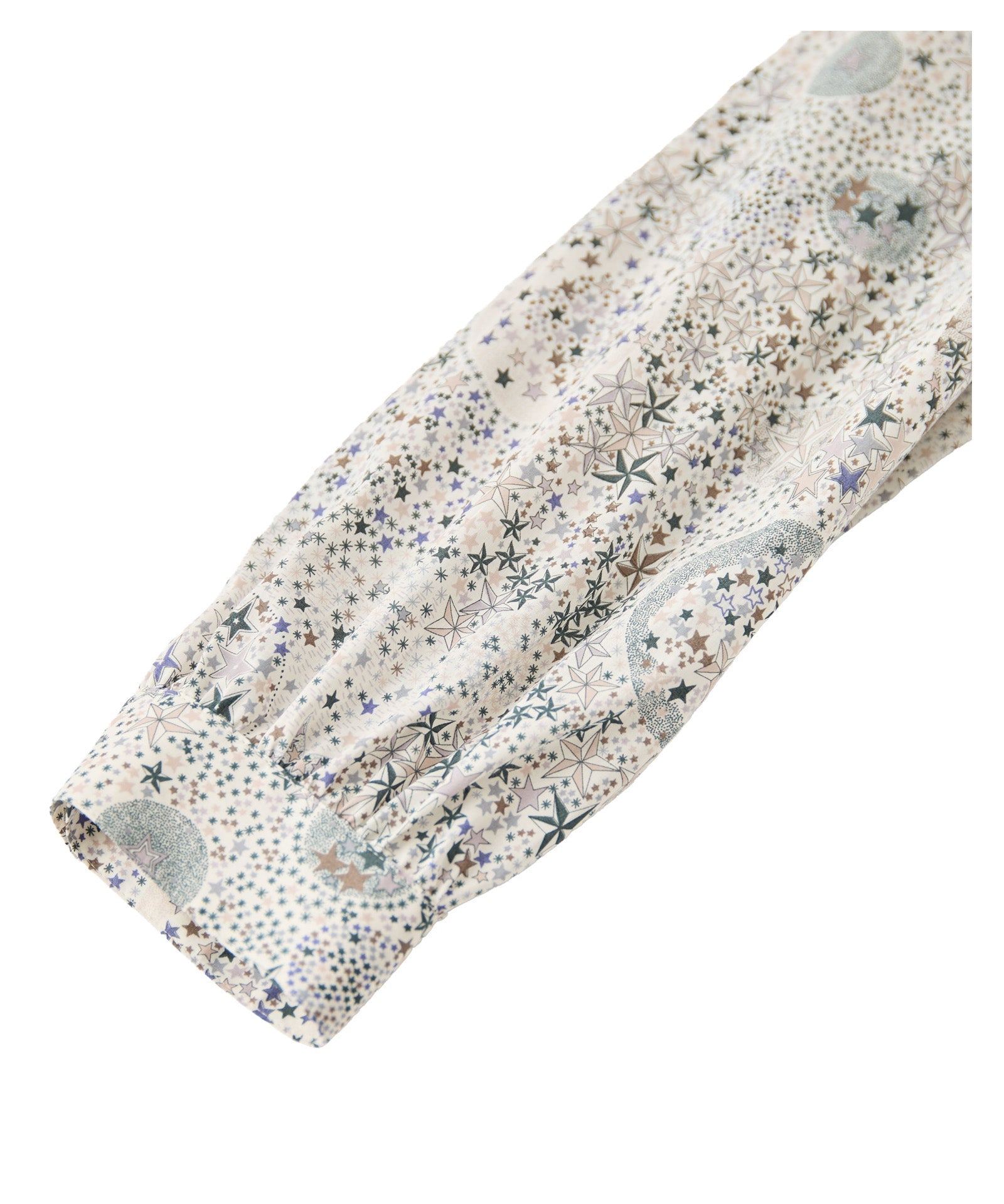 リバティプリントスタンドブラウス