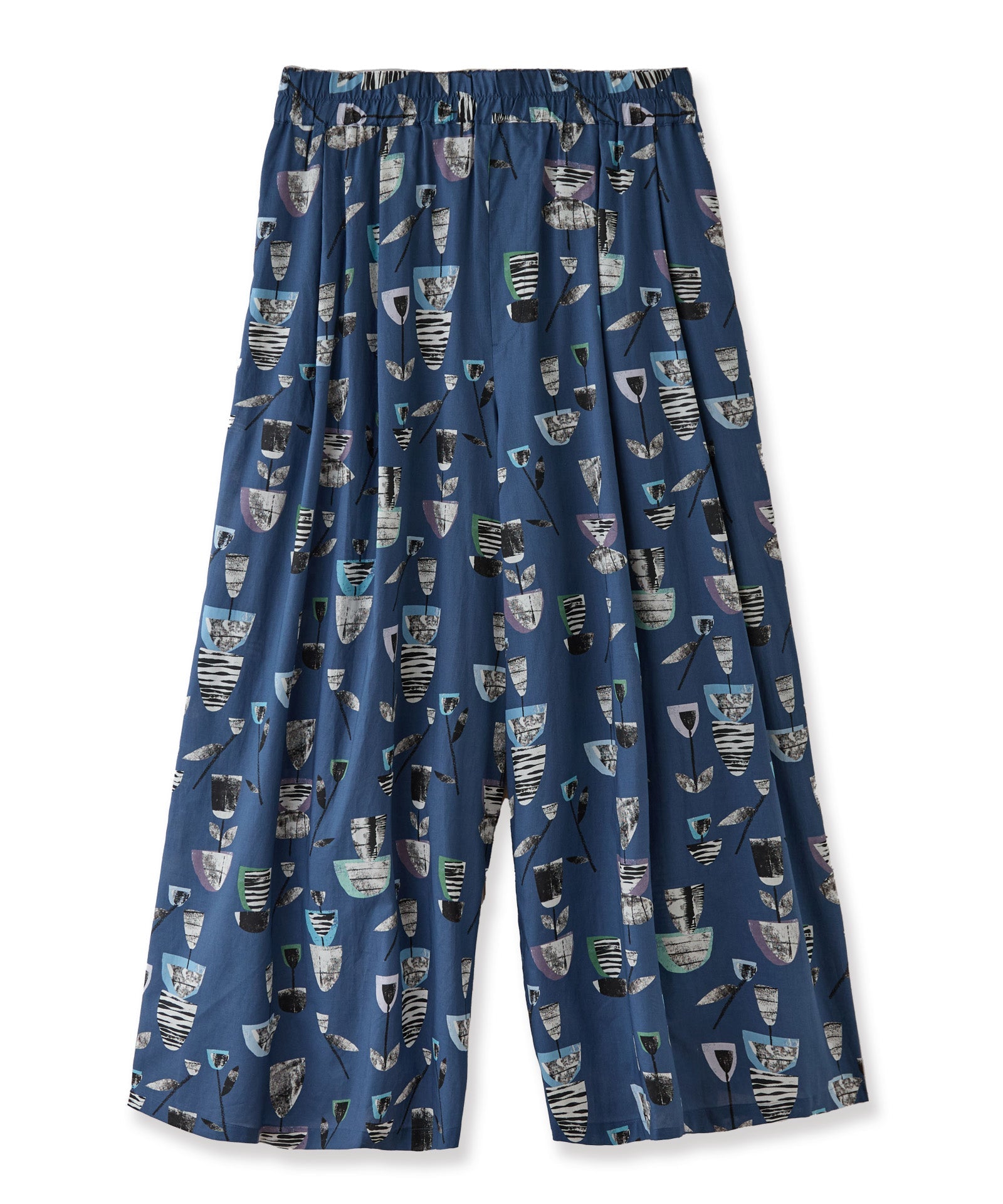 リバティプリントギャザーパンツ