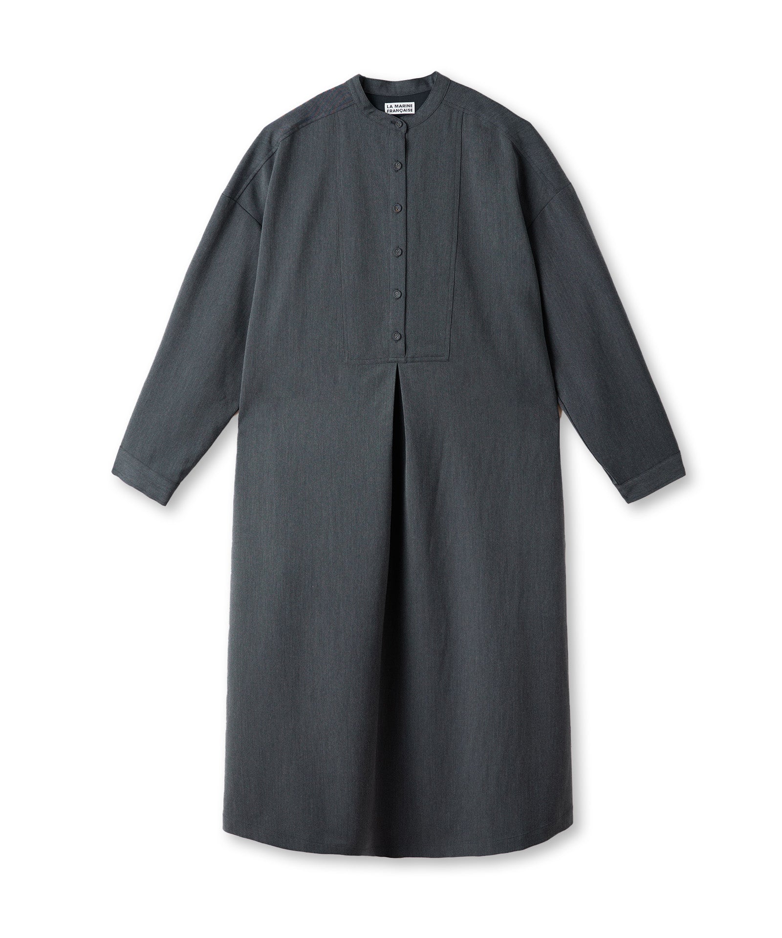 スタンドネックヨークワンピース