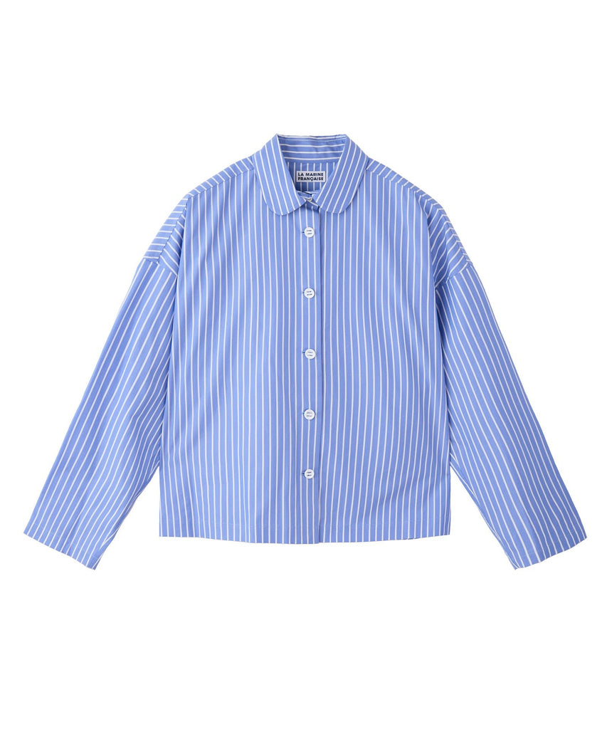 ラウンドカラーストライプシャツ — LA MARINE FRANCAISE